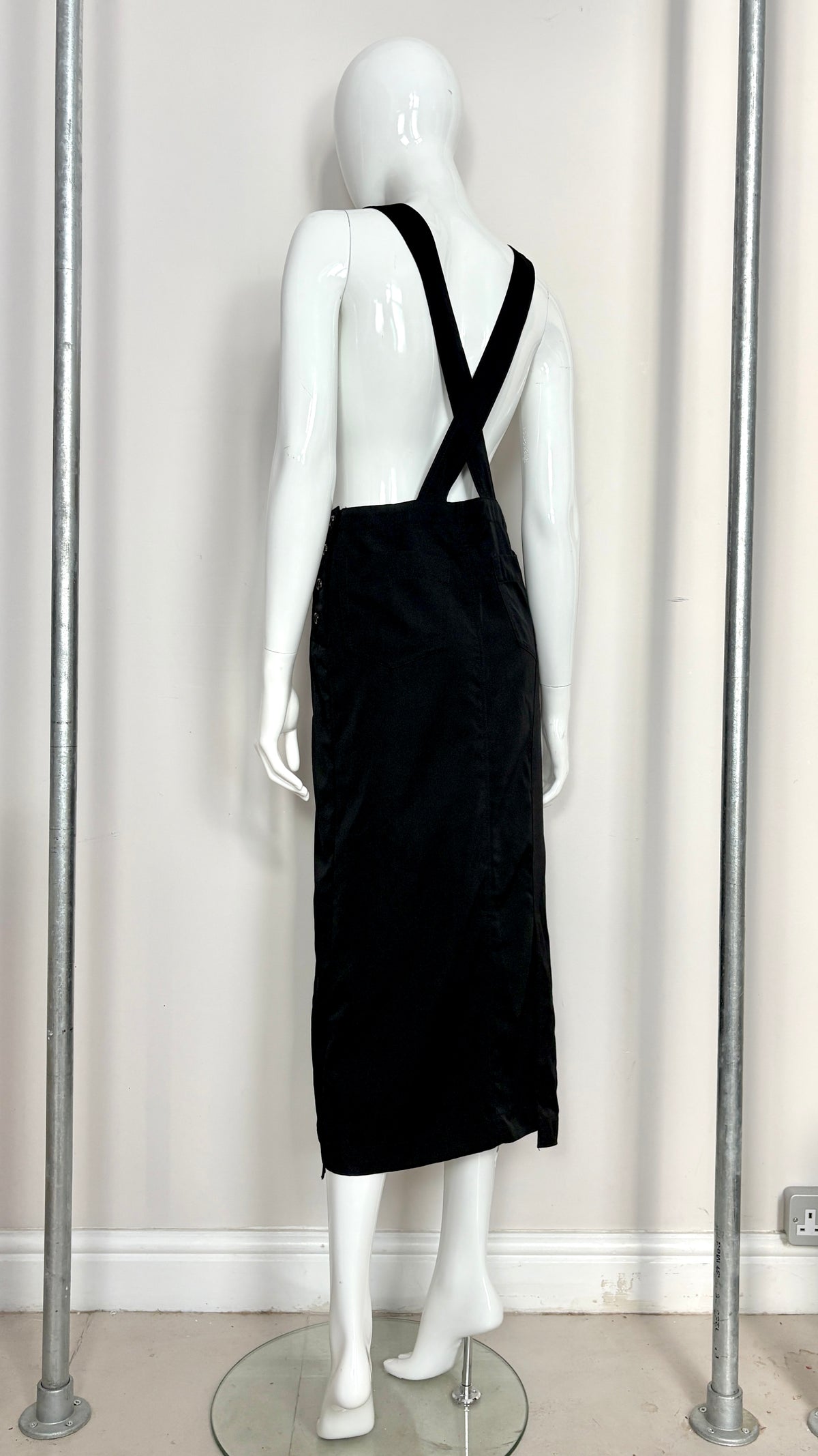 Comme des Garcons tricot cotton pinafore dress