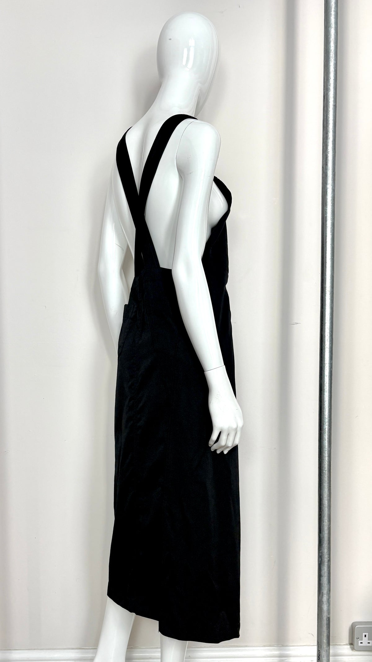 Comme des Garcons tricot cotton pinafore dress
