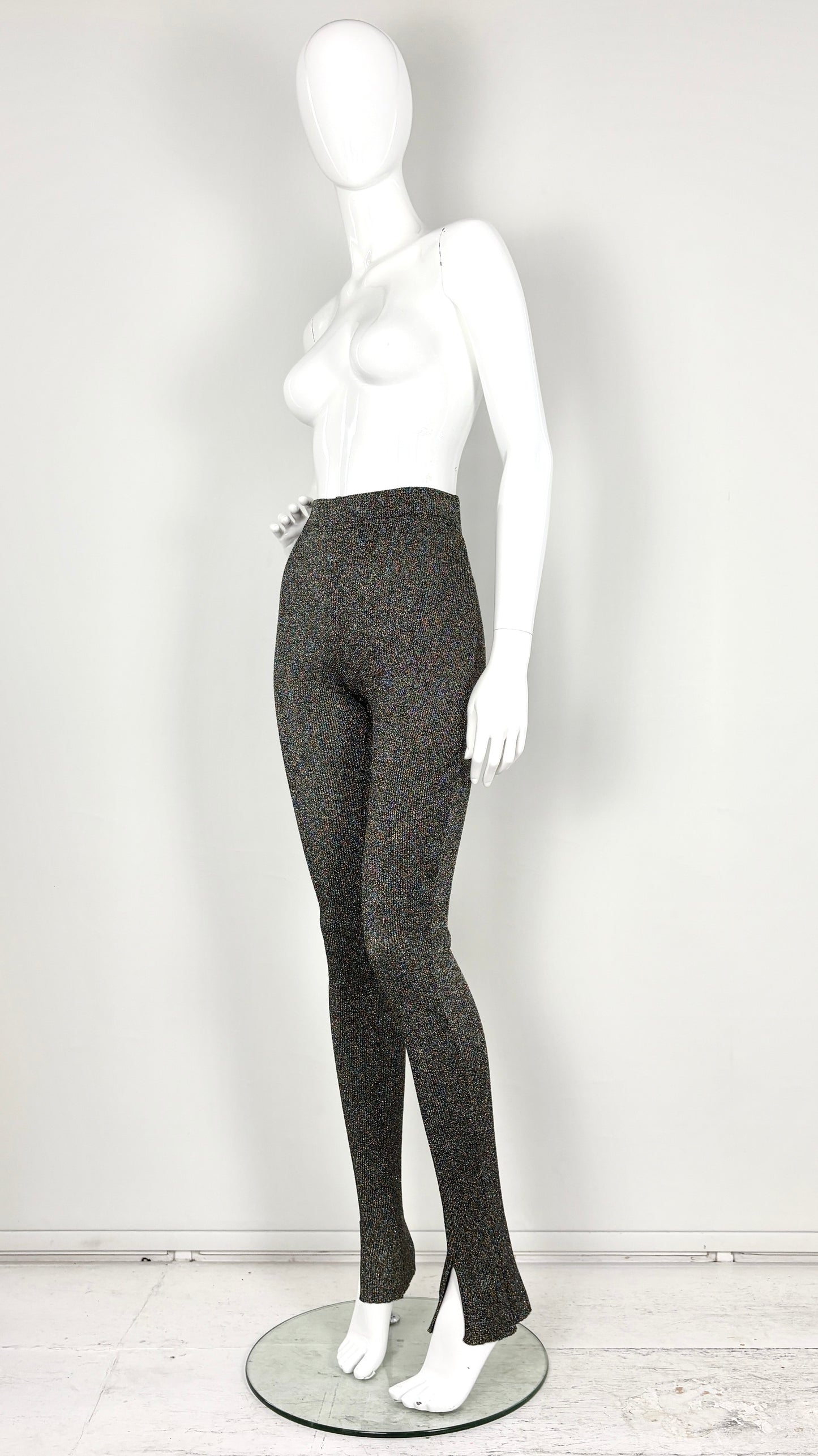 Ozbek rainbow lurex leggings