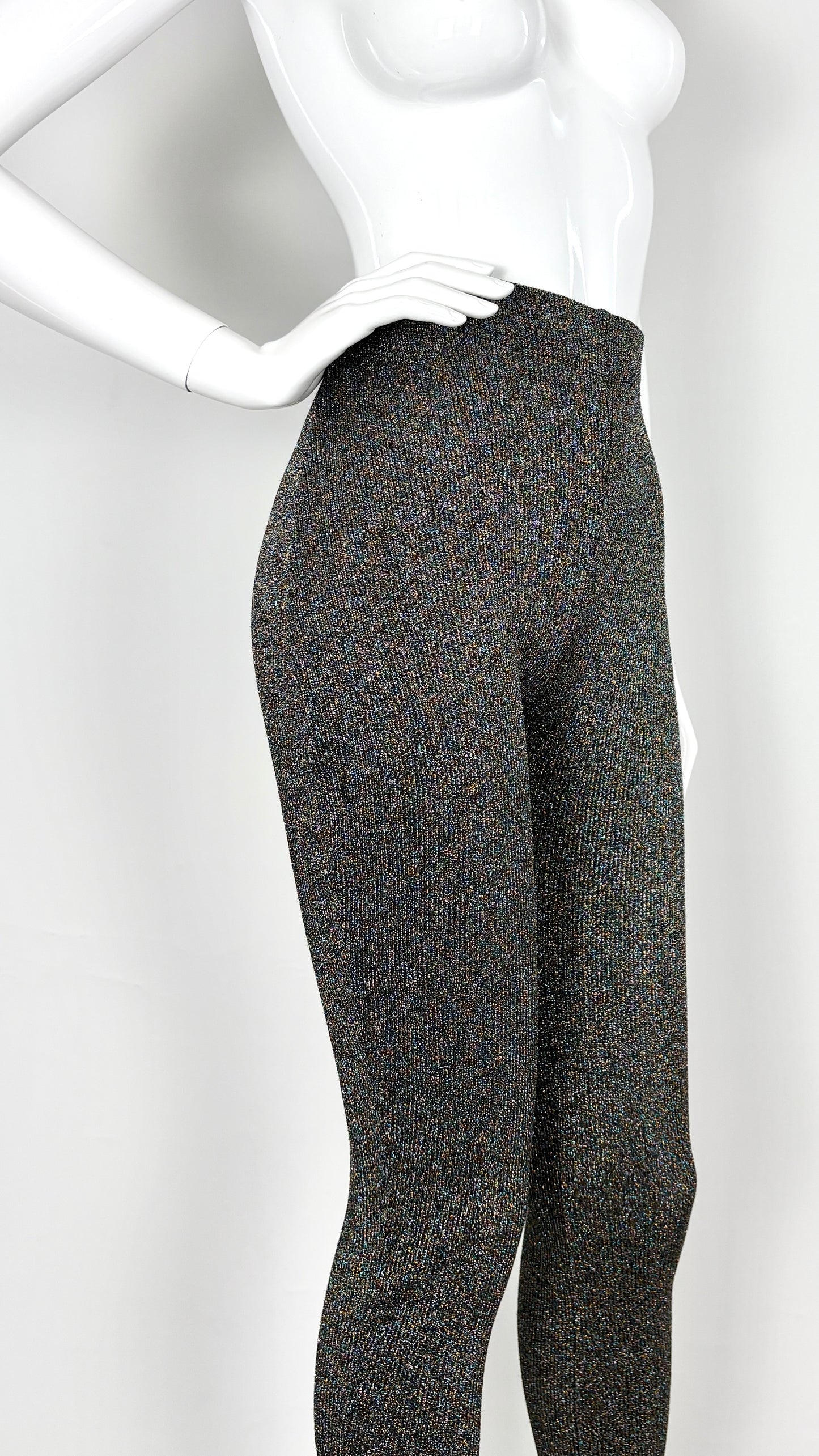 Ozbek rainbow lurex leggings