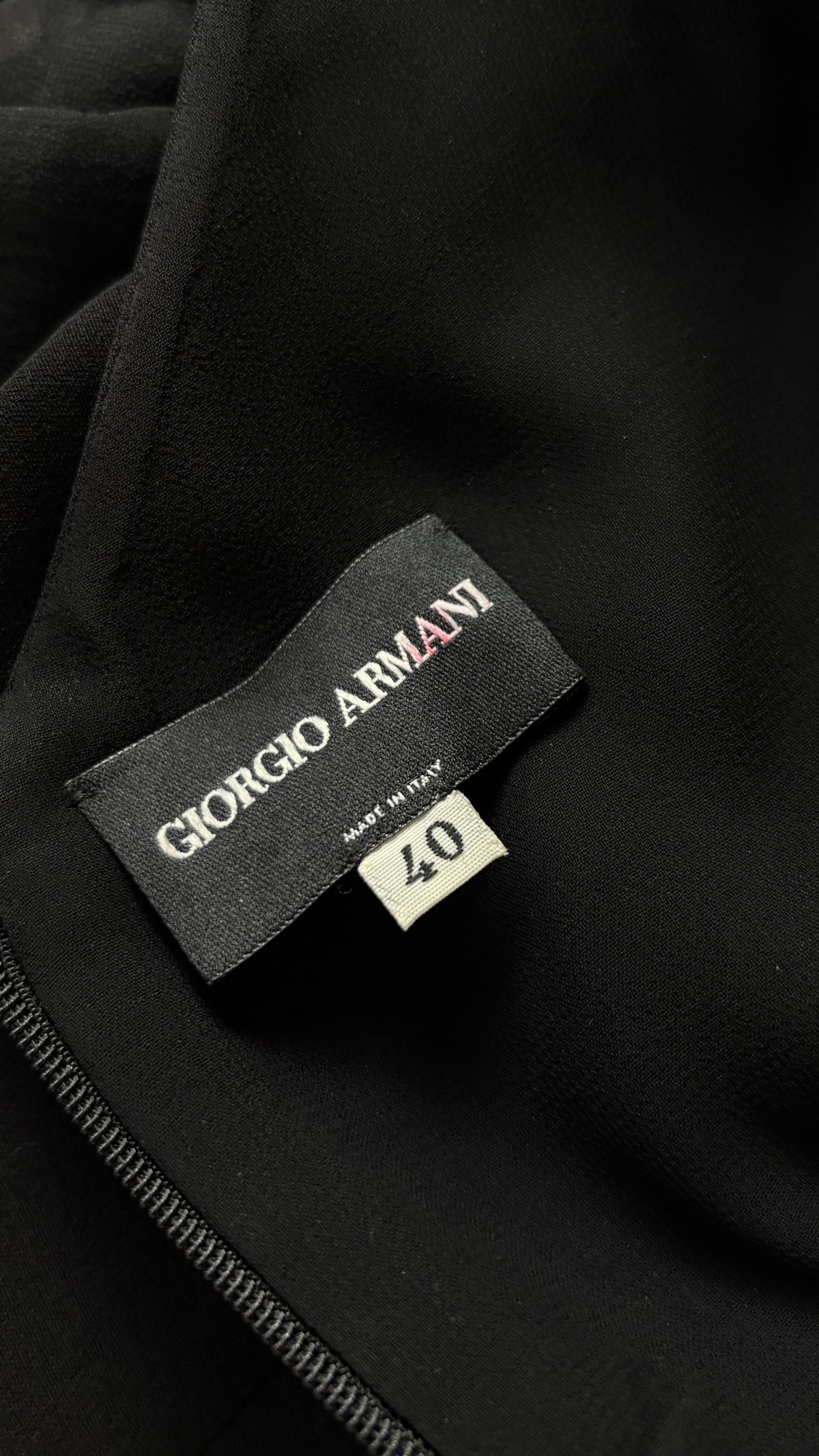 Giorgio Armani black cocktail dress
