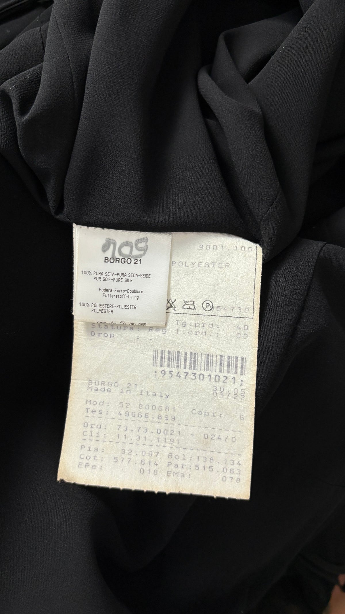 Giorgio Armani black cocktail dress