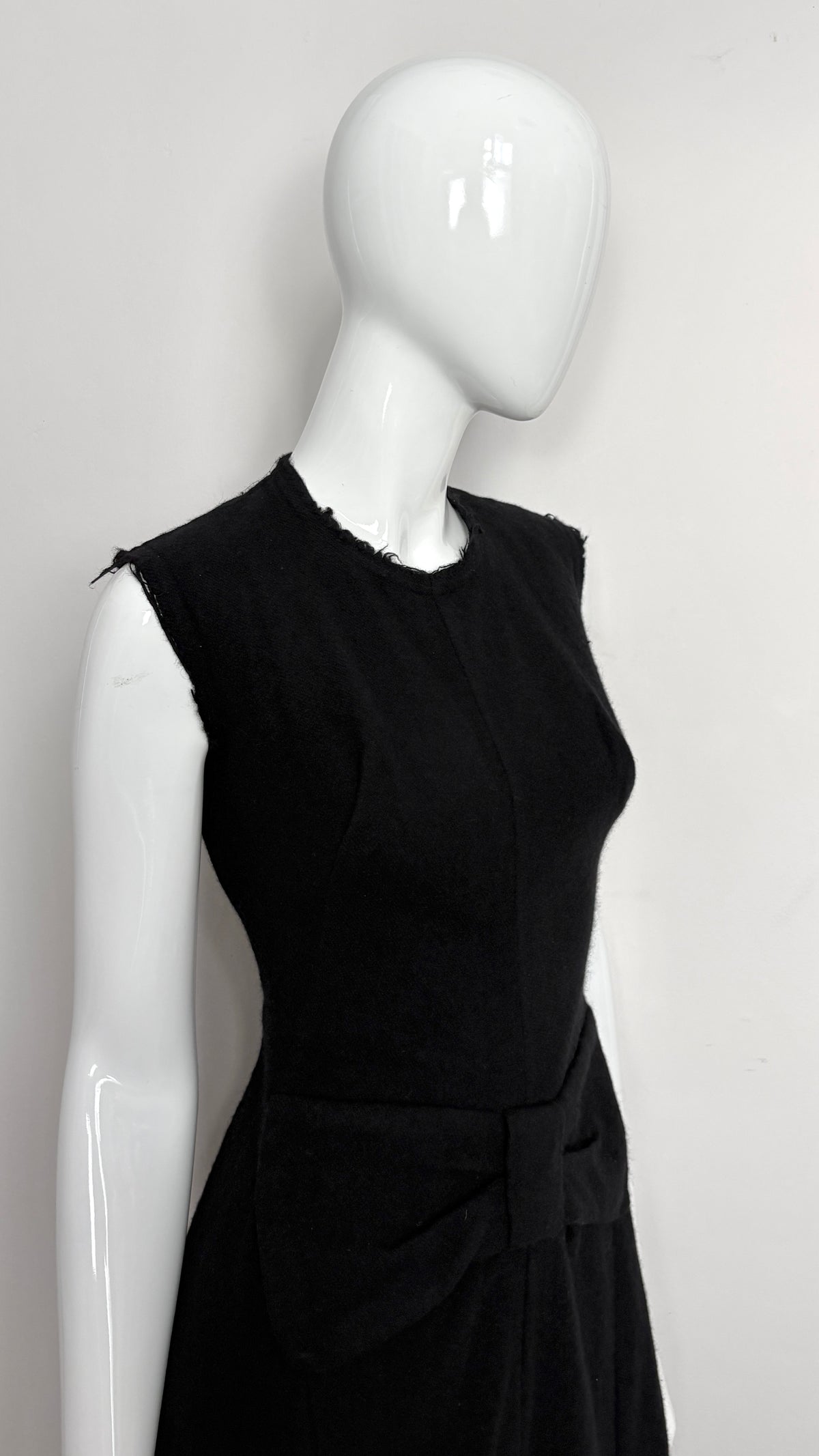 Junya Watanabe 2003 raw edge bow dress