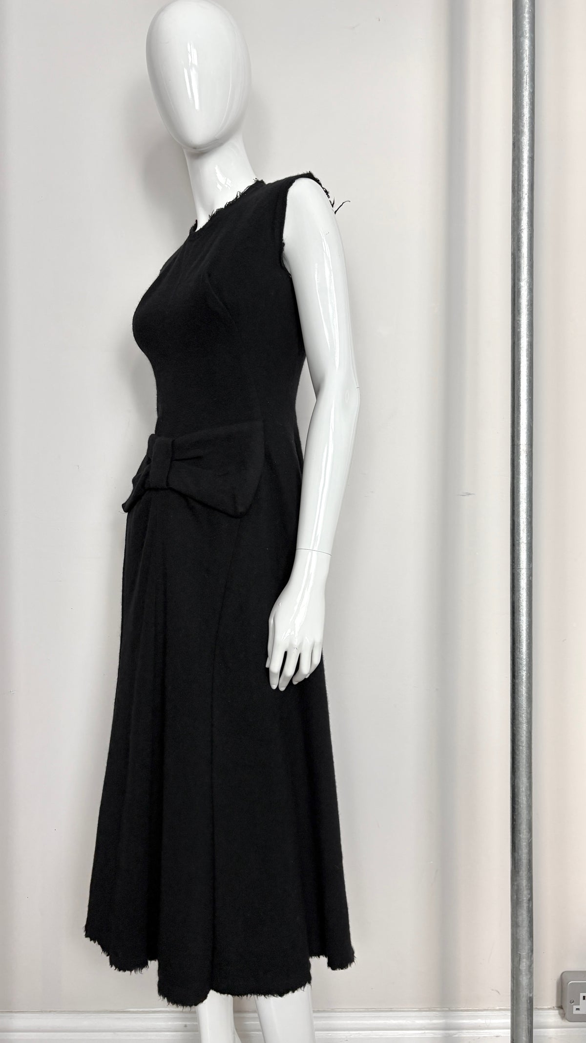 Junya Watanabe 2003 raw edge bow dress