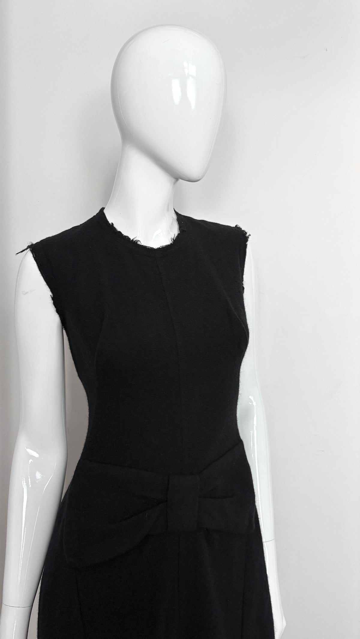 Junya Watanabe 2003 raw edge bow dress
