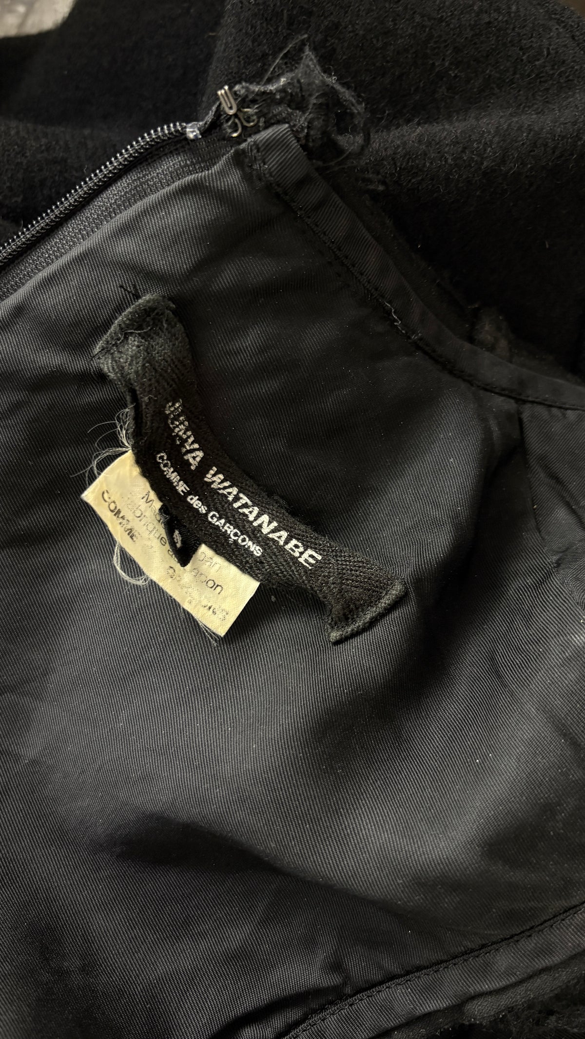 Junya Watanabe 2003 raw edge bow dress
