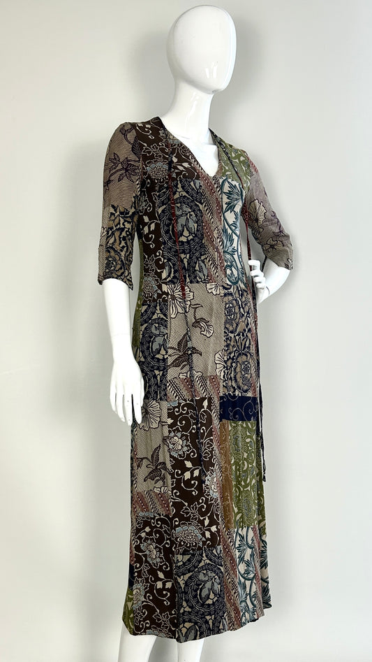 Kenzo patchwork print dress