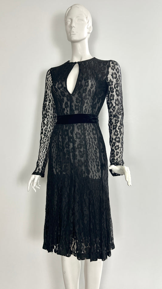 Tom Ford leopard lace dress