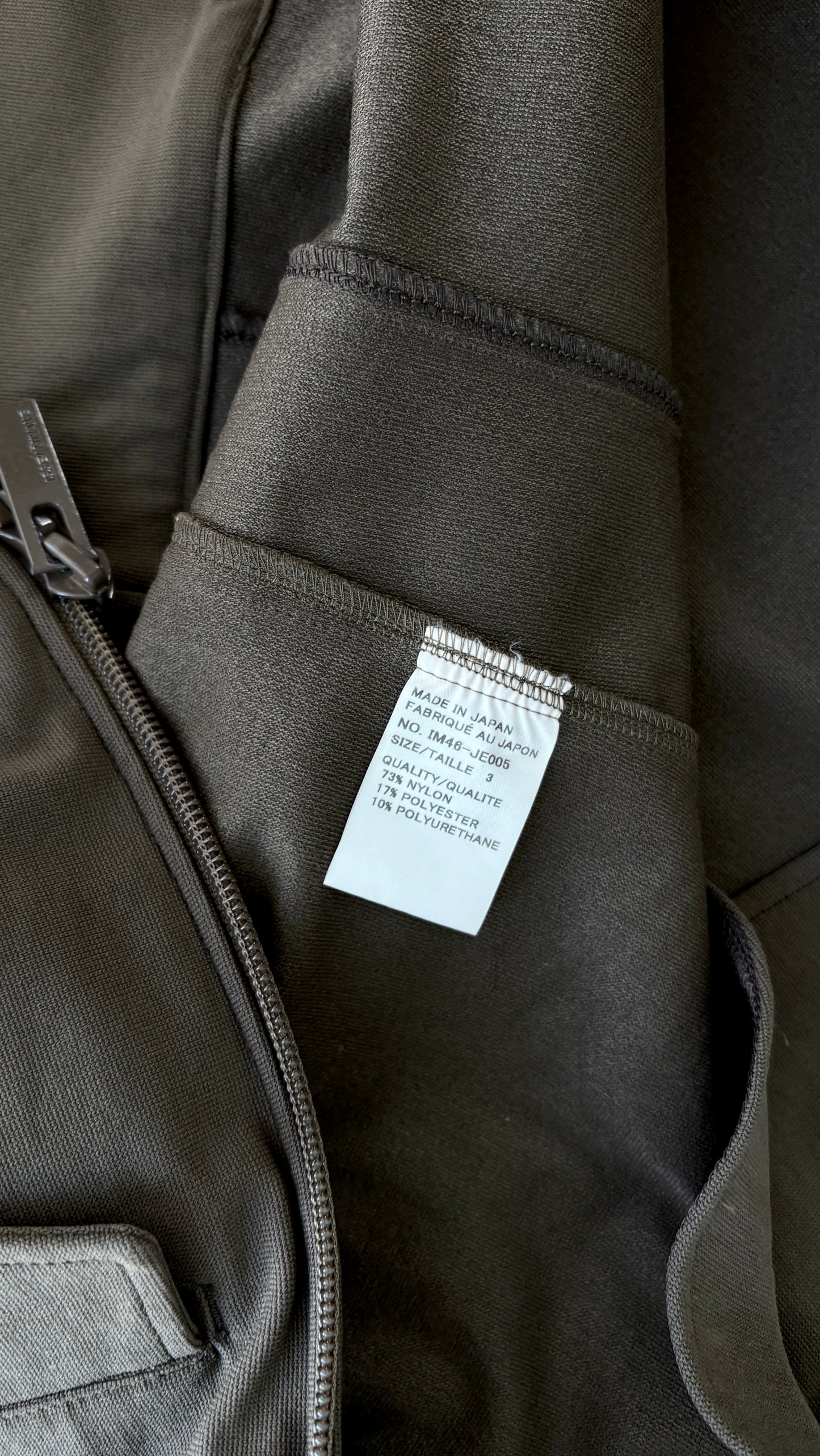 Issey Miyake sleeveless military style jacket