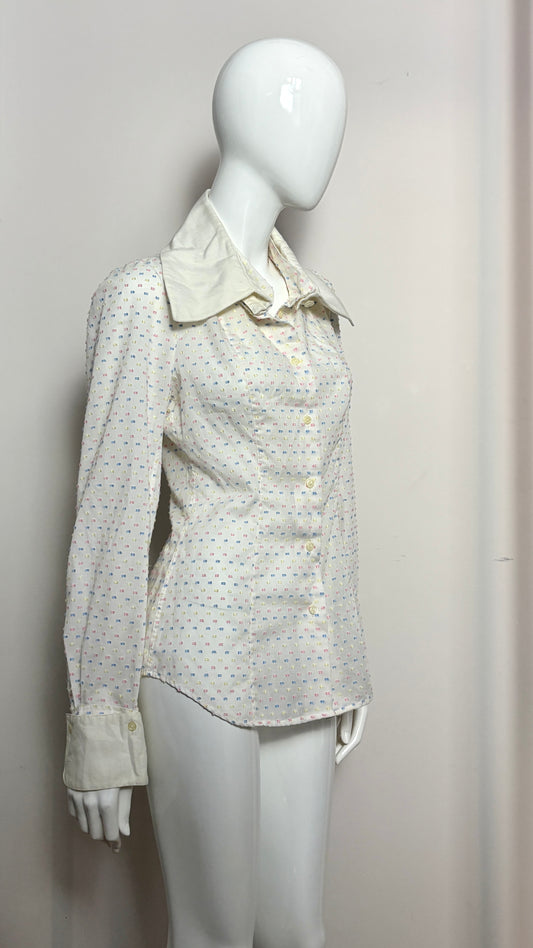 Vivienne Westwood gold label blouse with detachable collar