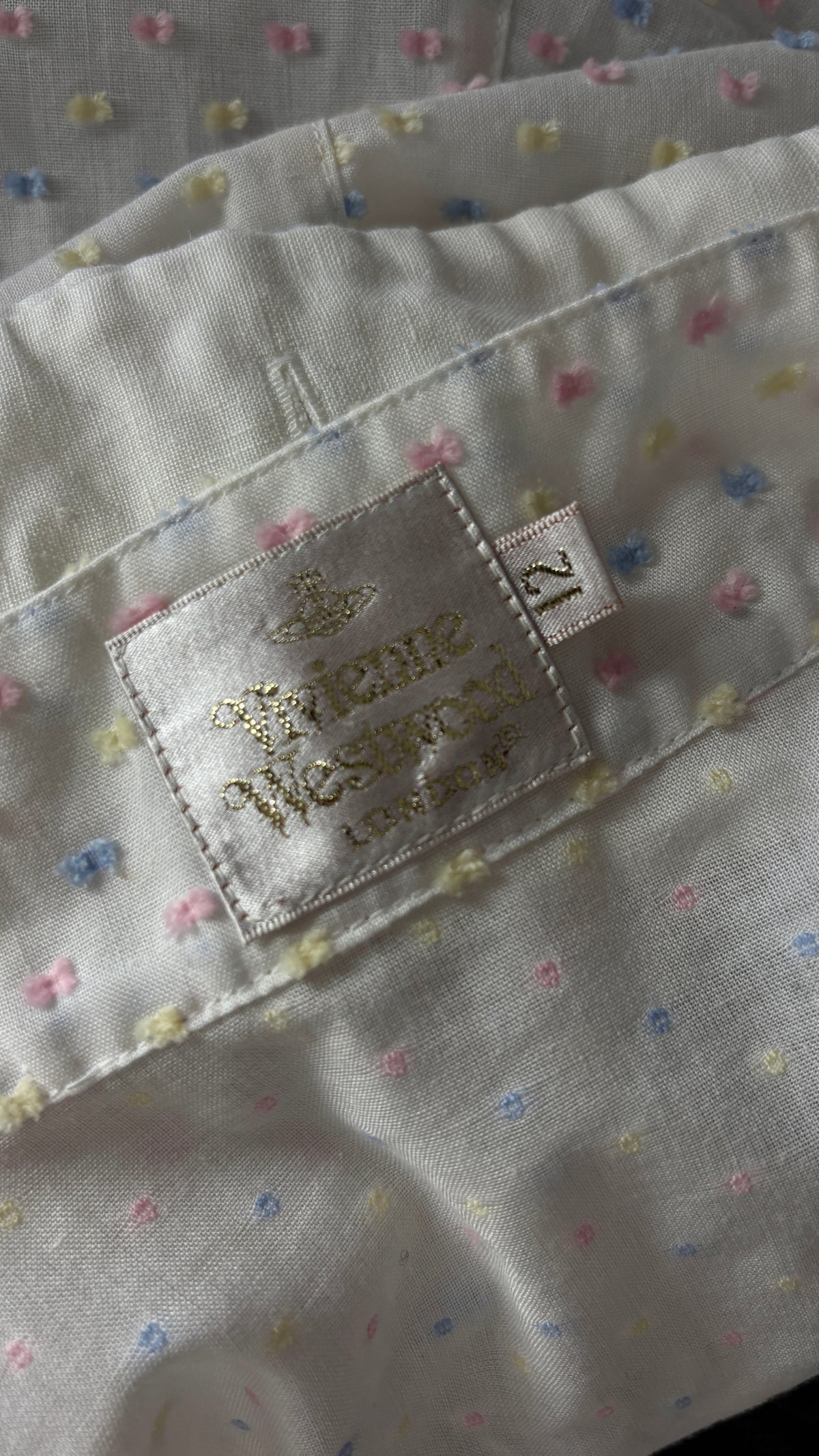 Vivienne Westwood gold label blouse with detachable collar