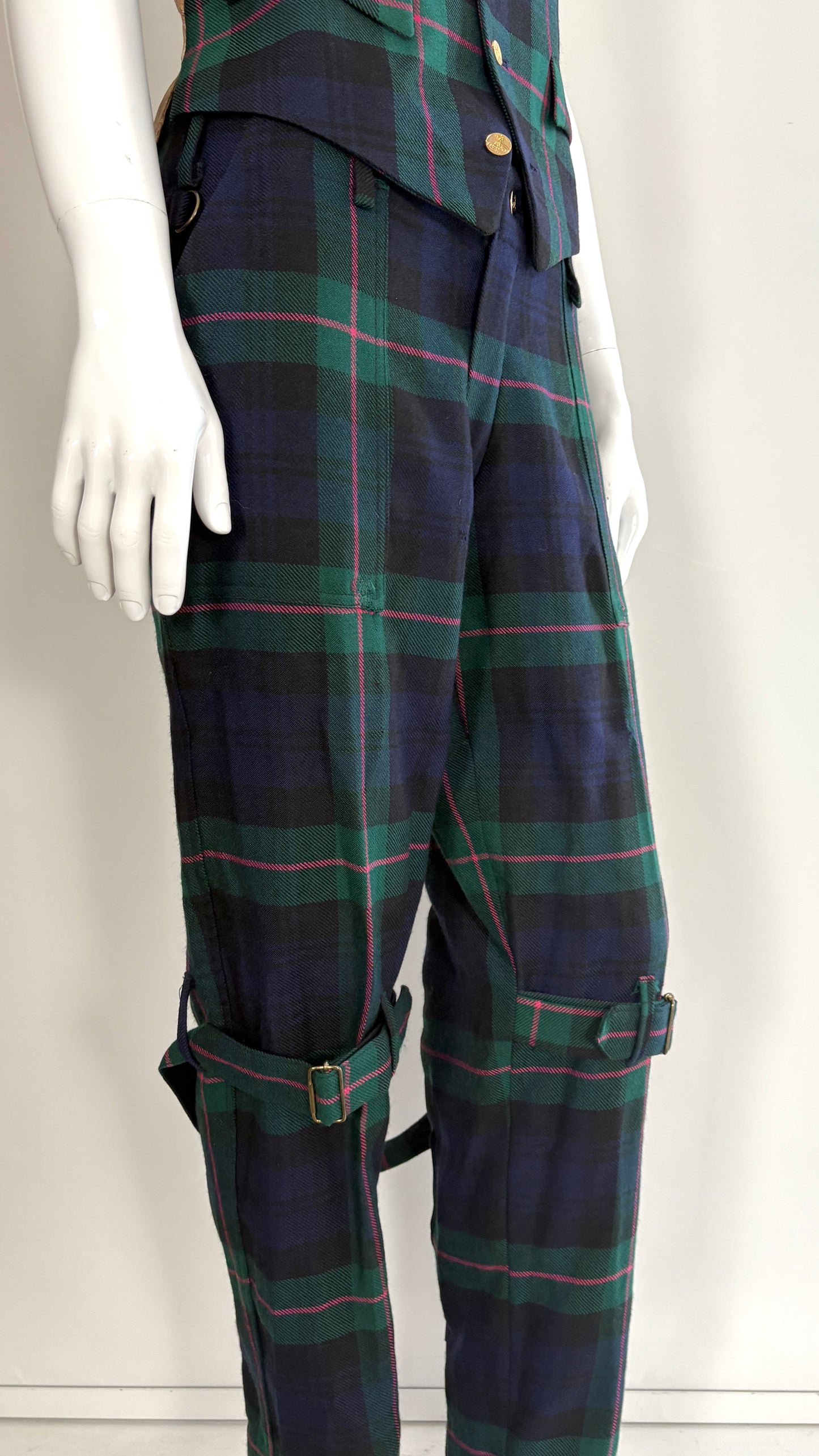 Vivienne Westwood Modern Renwick tartan ensemble