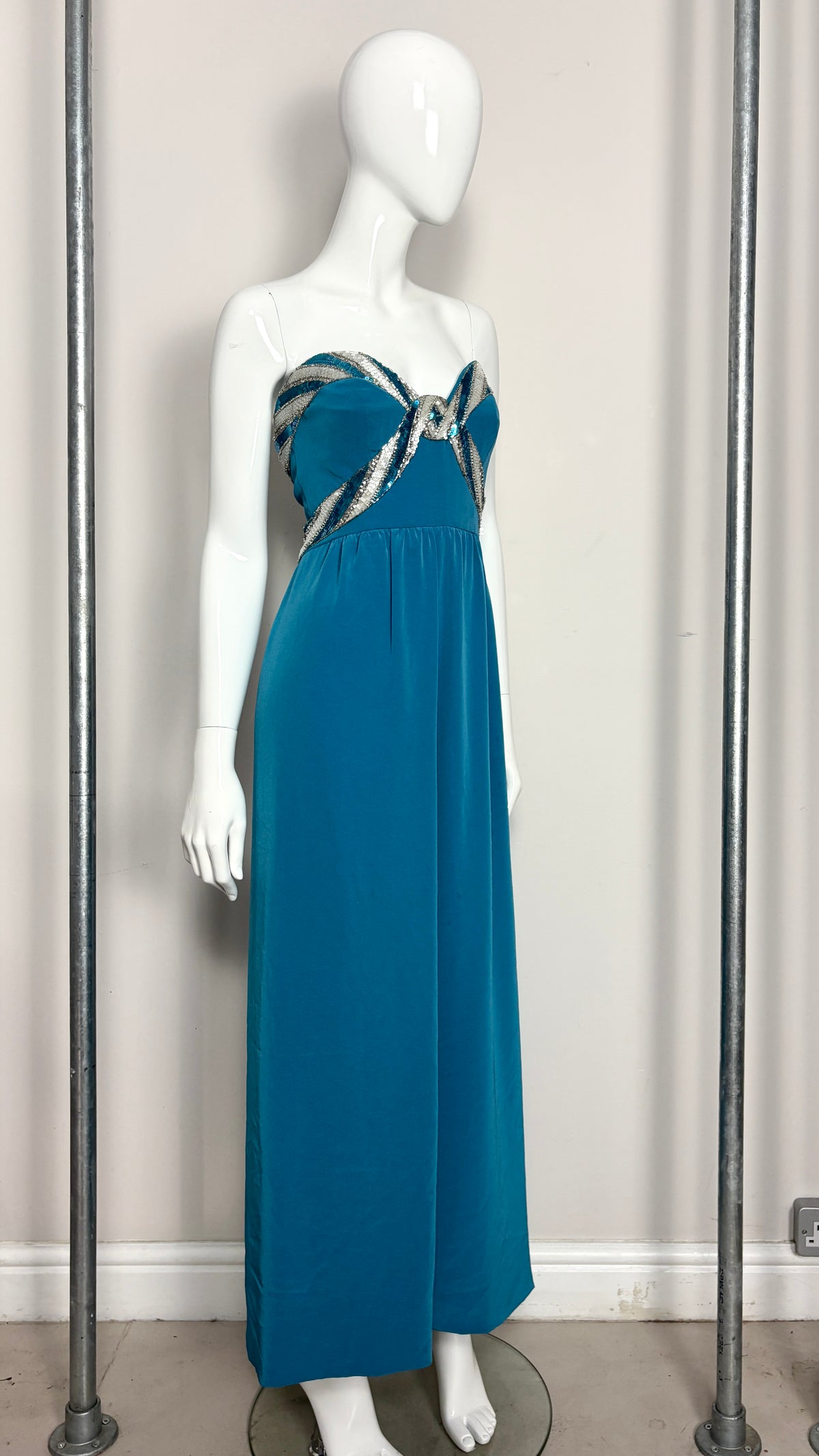 Bob Mackie sequin evening dress