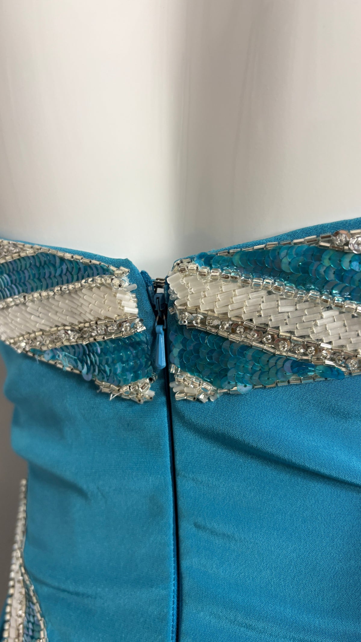 Bob Mackie sequin evening dress