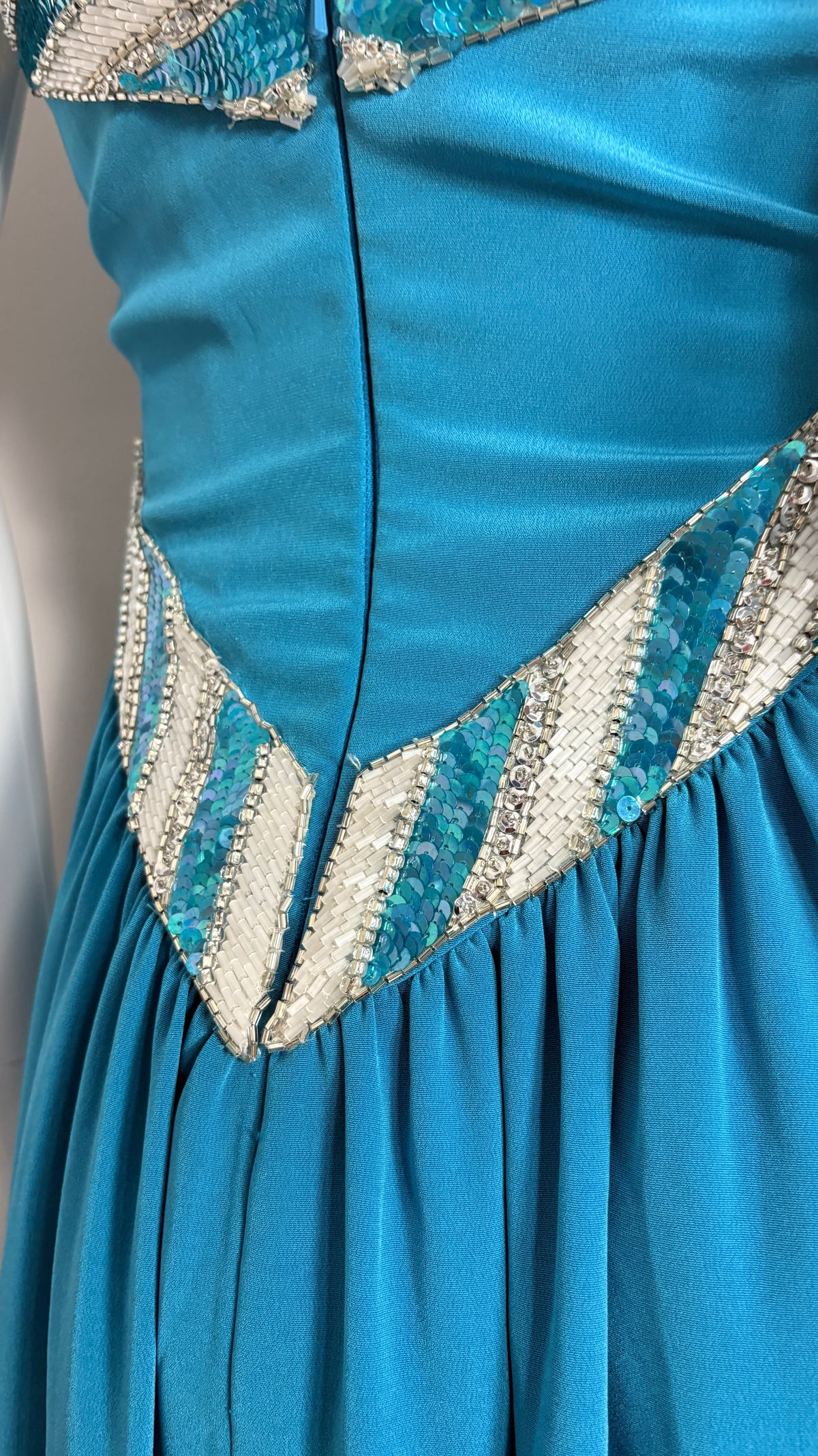 Bob Mackie sequin evening dress