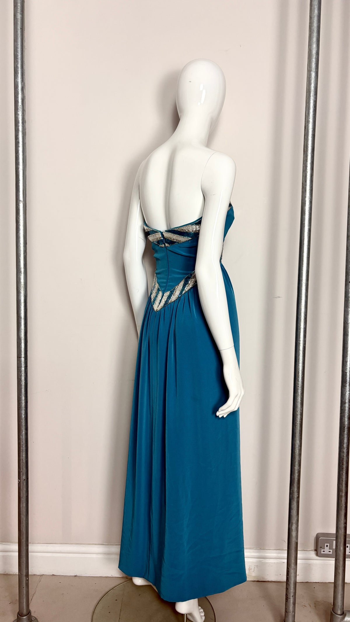 Bob Mackie sequin evening dress