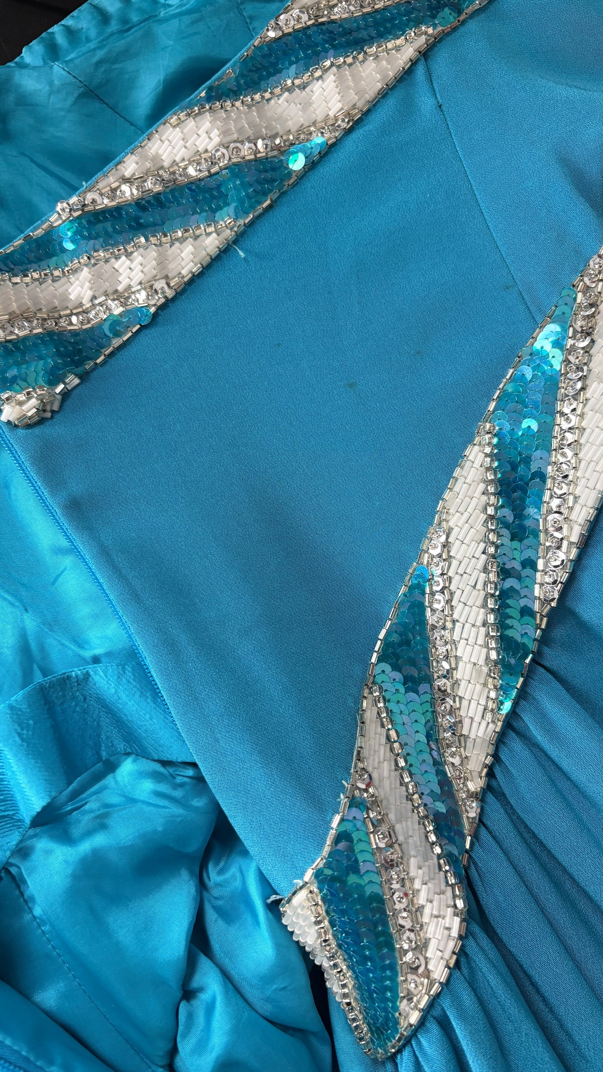 Bob Mackie sequin evening dress