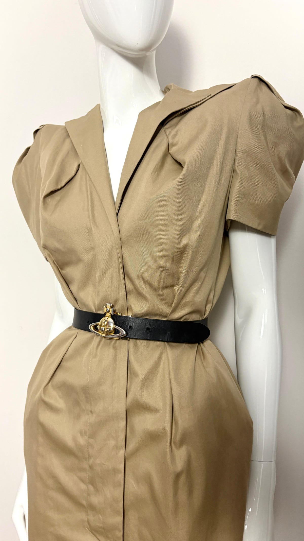 Vivienne Westwood S/S 1995 'Erotic Zones' dress and orb belt ensemble