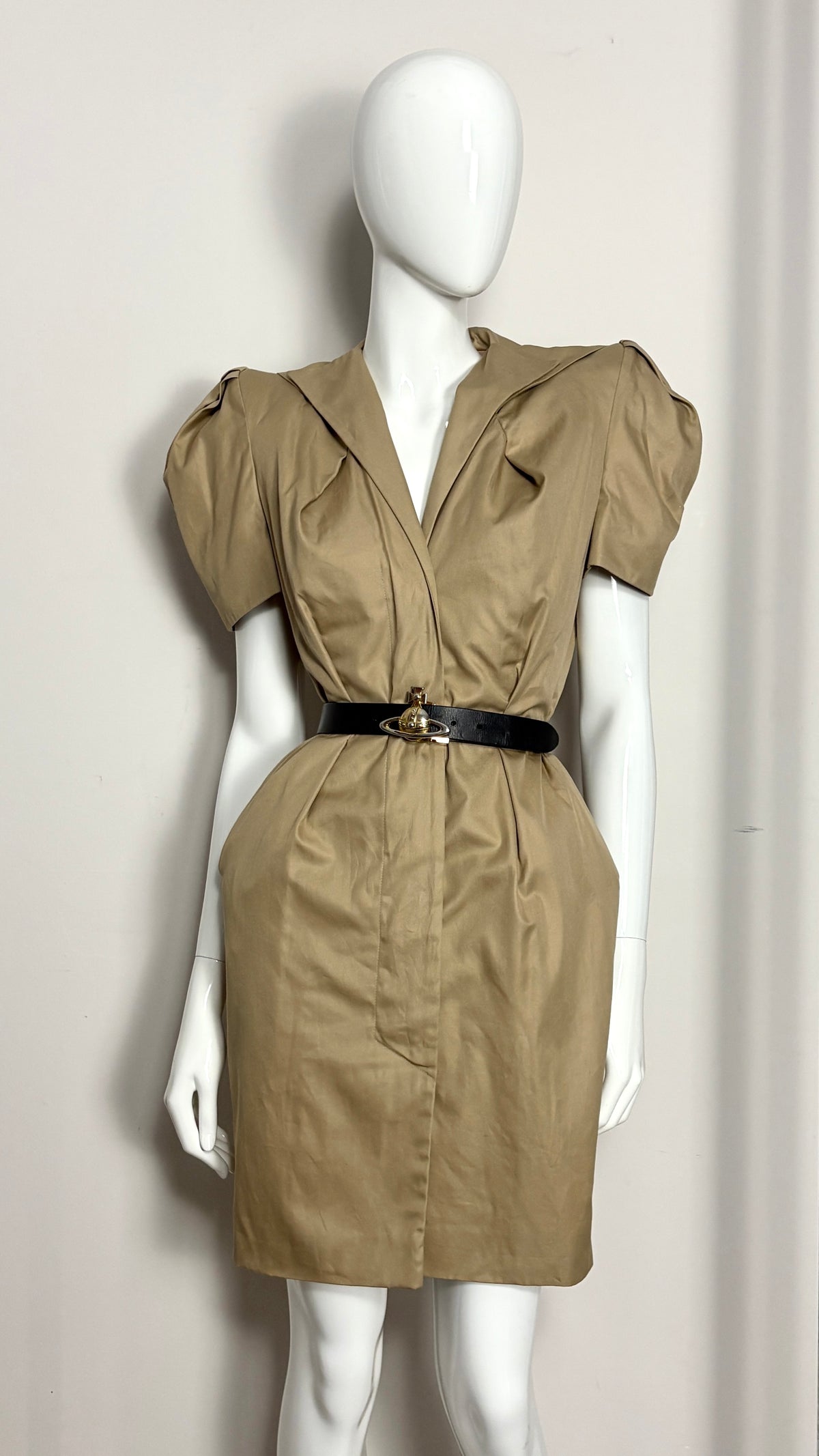 Vivienne Westwood S/S 1995 'Erotic Zones' dress and orb belt ensemble