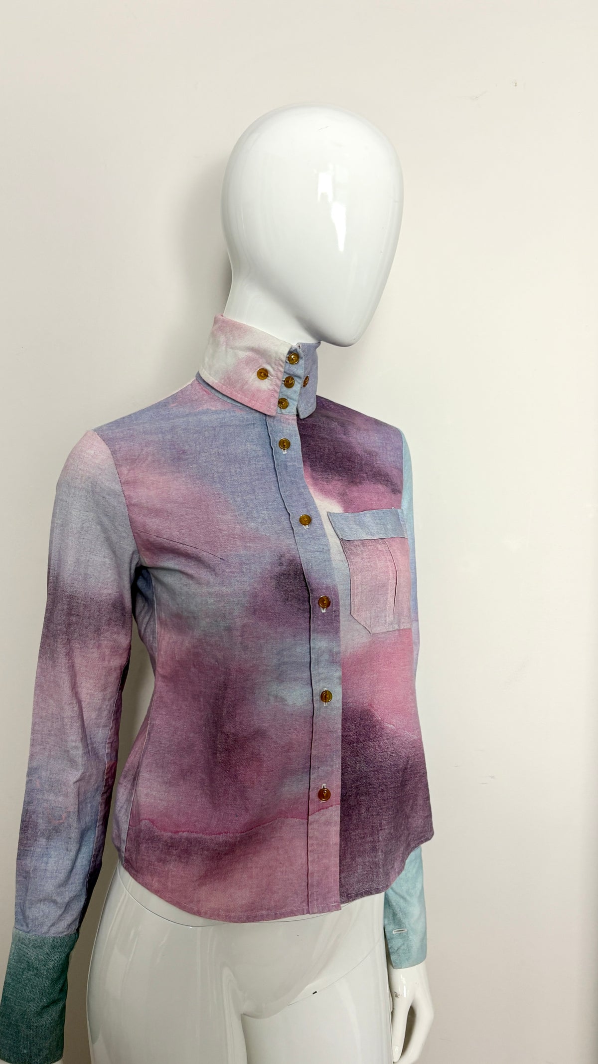 Vivienne Westwood A/W 1991/1992 'dressing up' Jean-Honoré Fragonard 'A Swarm of Cupids' print shirt
