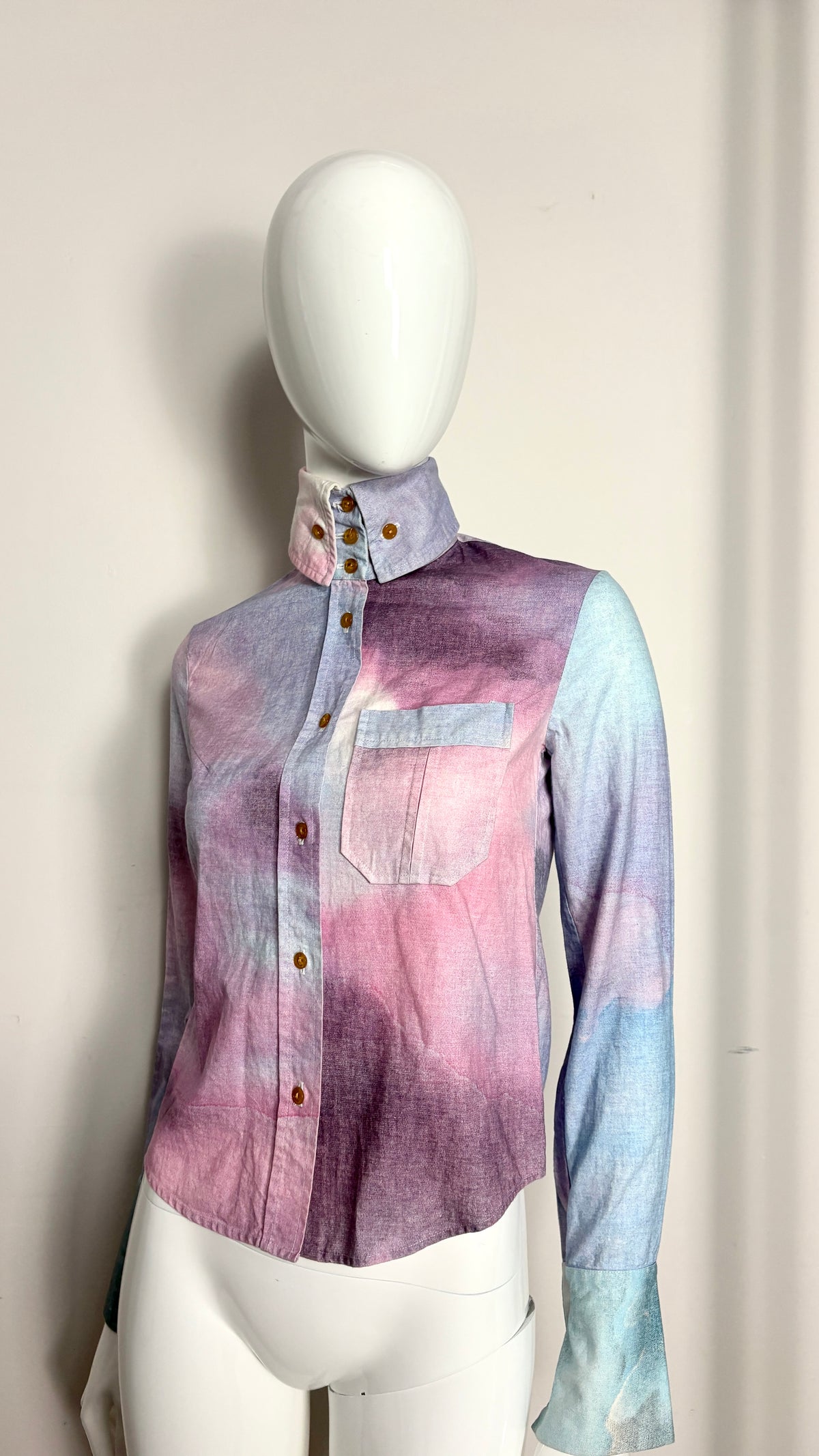 Vivienne Westwood A/W 1991/1992 'dressing up' Jean-Honoré Fragonard 'A Swarm of Cupids' print shirt