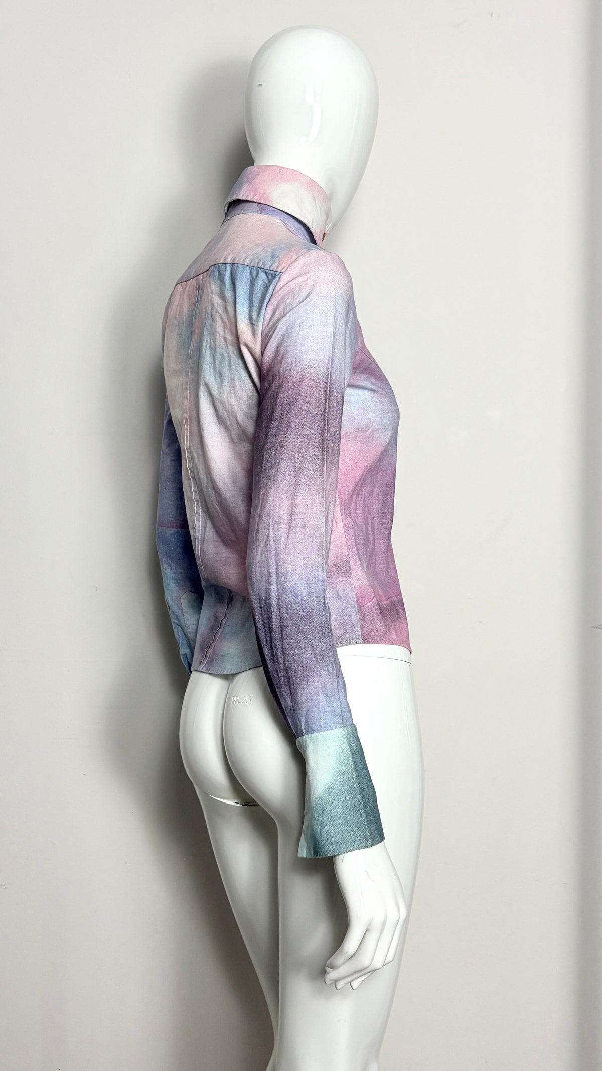 Vivienne Westwood A/W 1991/1992 'dressing up' Jean-Honoré Fragonard 'A Swarm of Cupids' print shirt