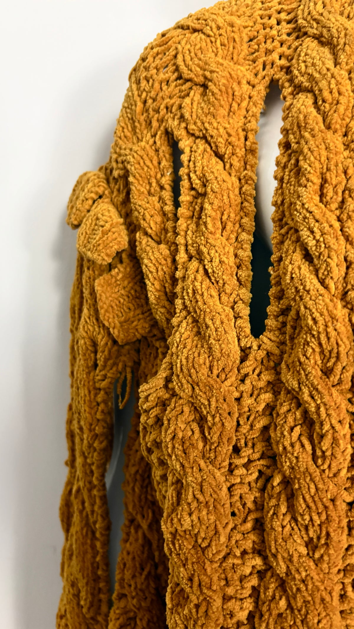 Vivienne Westwood S/S 1991 menswear cut and slash/pitti uomo chenille knitted slash jacket