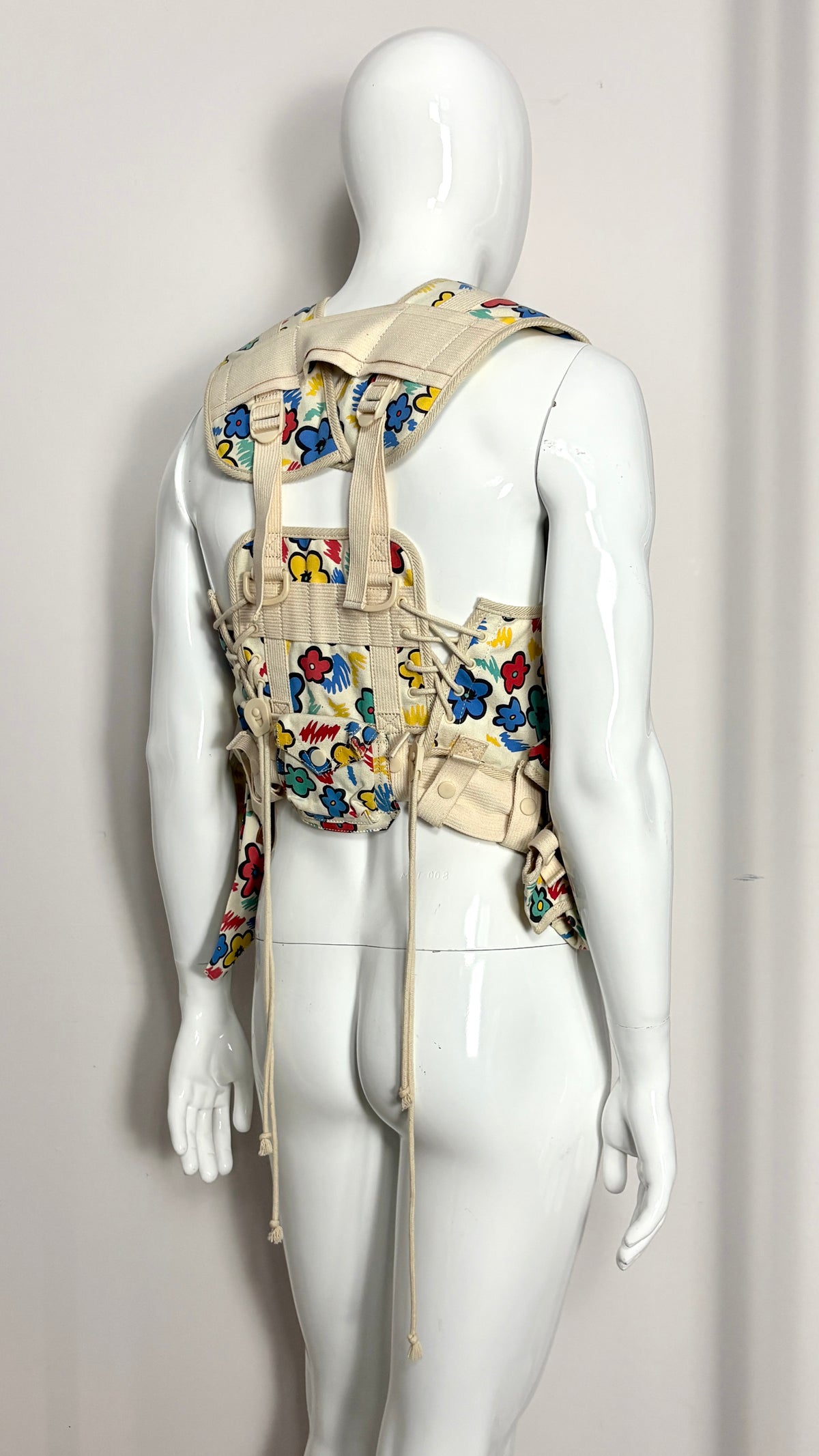 Bernhard Willhelm S/S 2003 floral utility vest