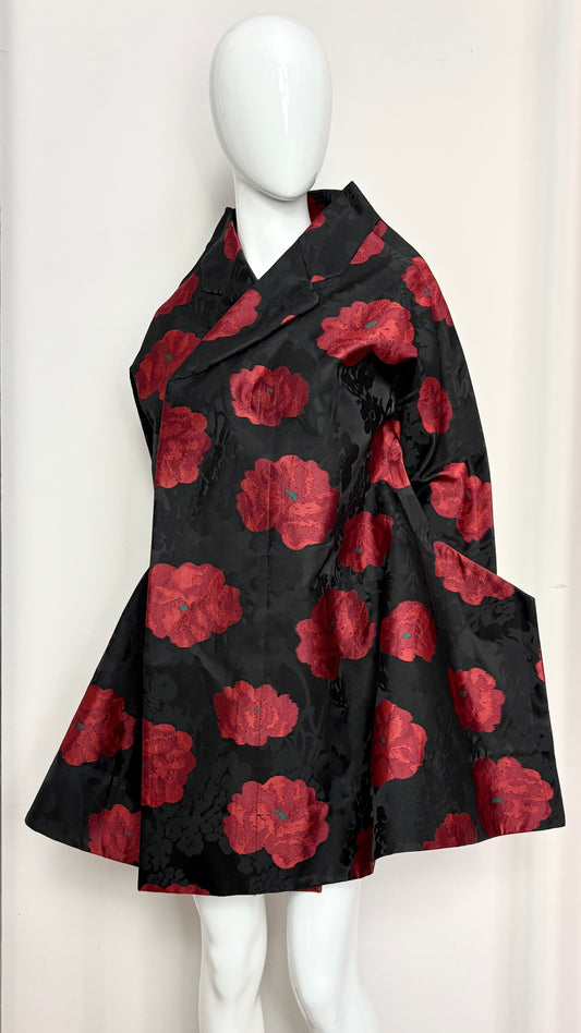 Comme des Garcons A/W 2012 poppy print 'flat' jacket