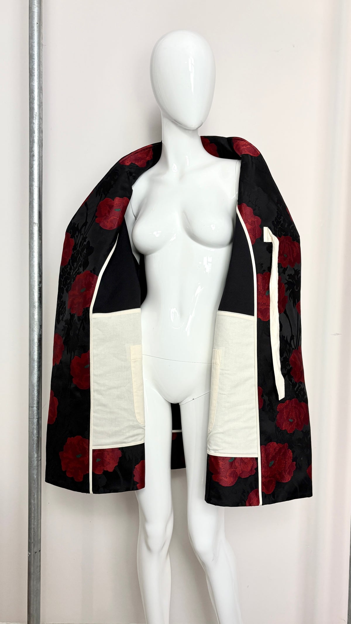 Comme des Garcons A/W 2012 poppy print 'flat' jacket