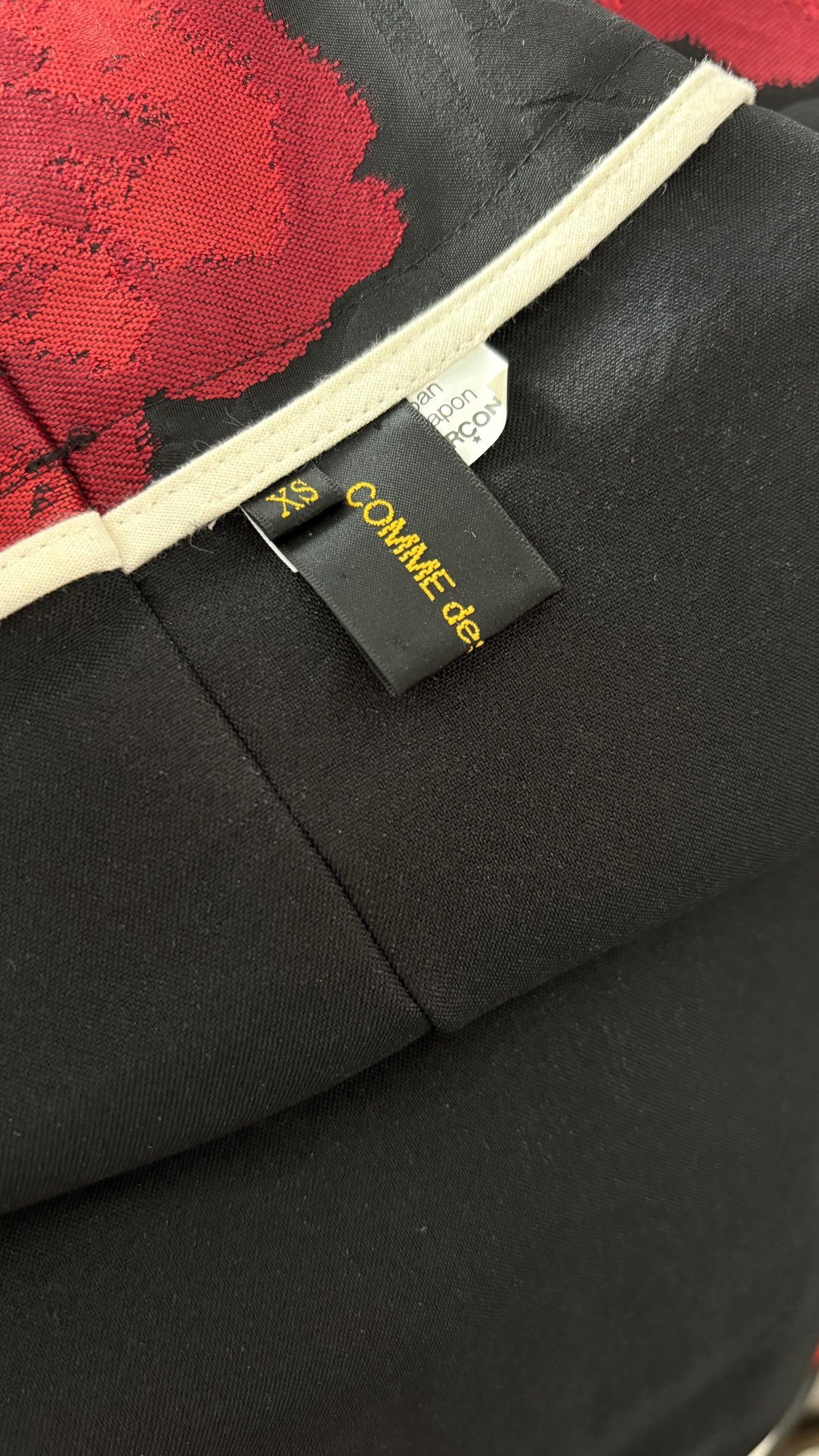 Comme des Garcons A/W 2012 poppy print 'flat' jacket