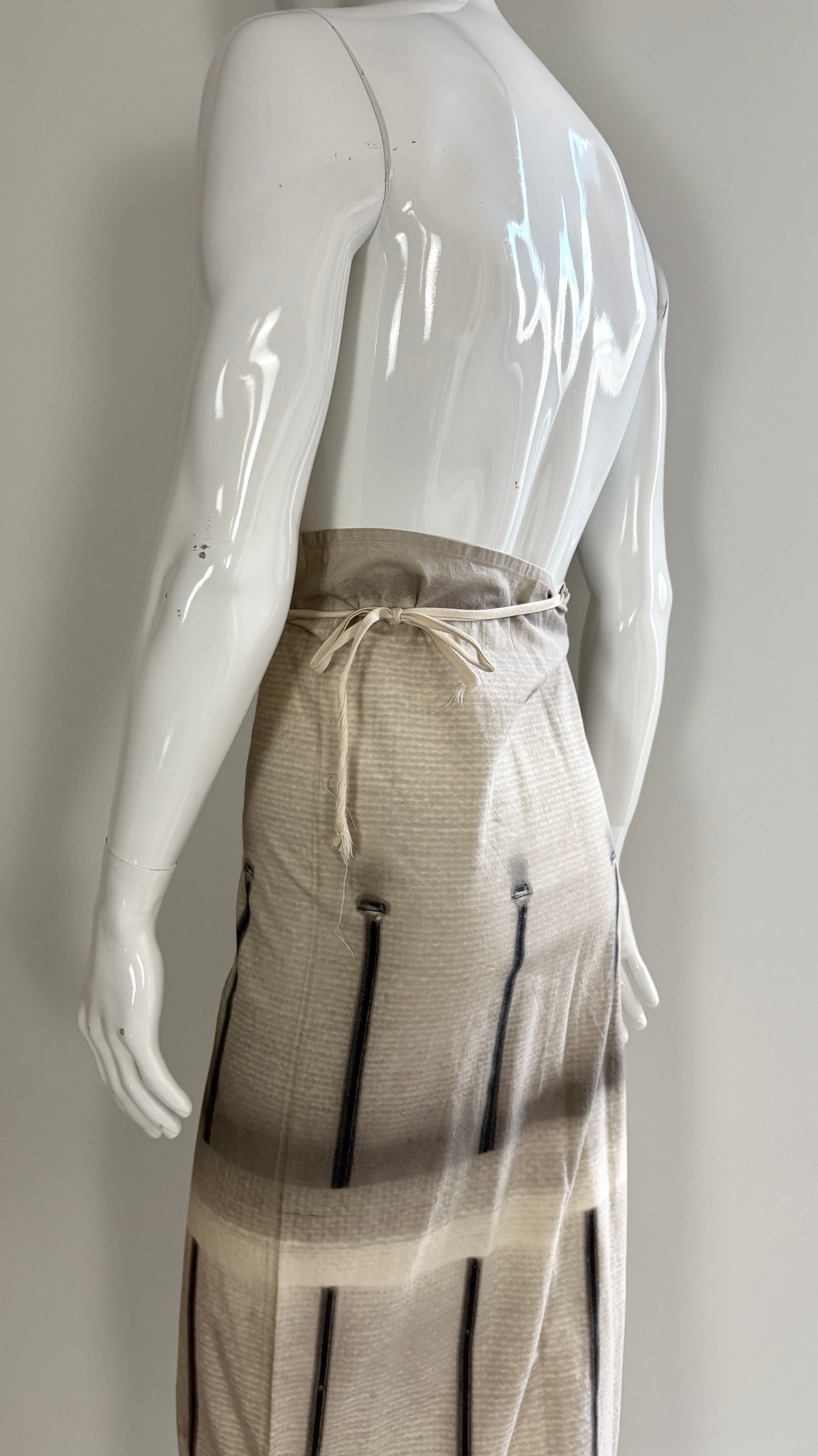 A Margiela trompe l’oeil pin wrap apron/skirt