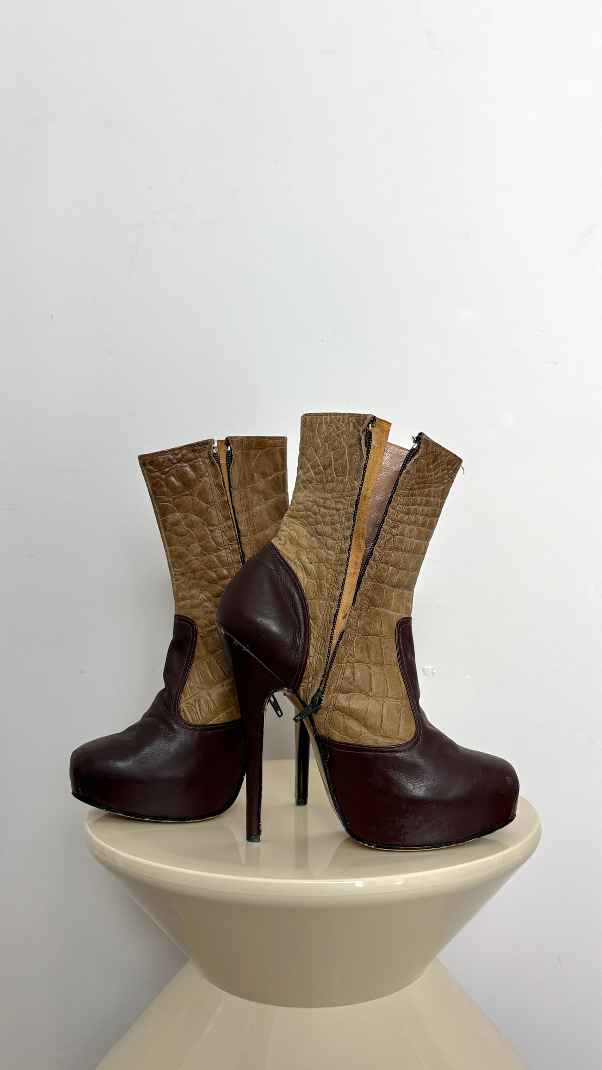 Vivienne Westwood extremely rare croc platform heels