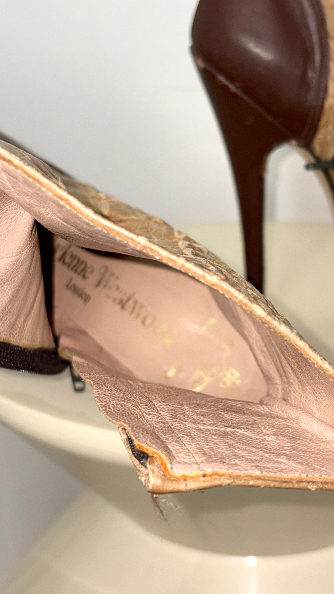 Vivienne Westwood extremely rare croc platform heels