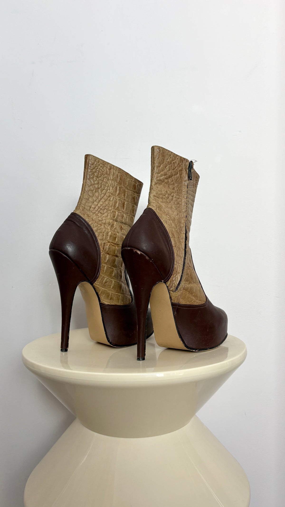 Vivienne Westwood extremely rare croc platform heels