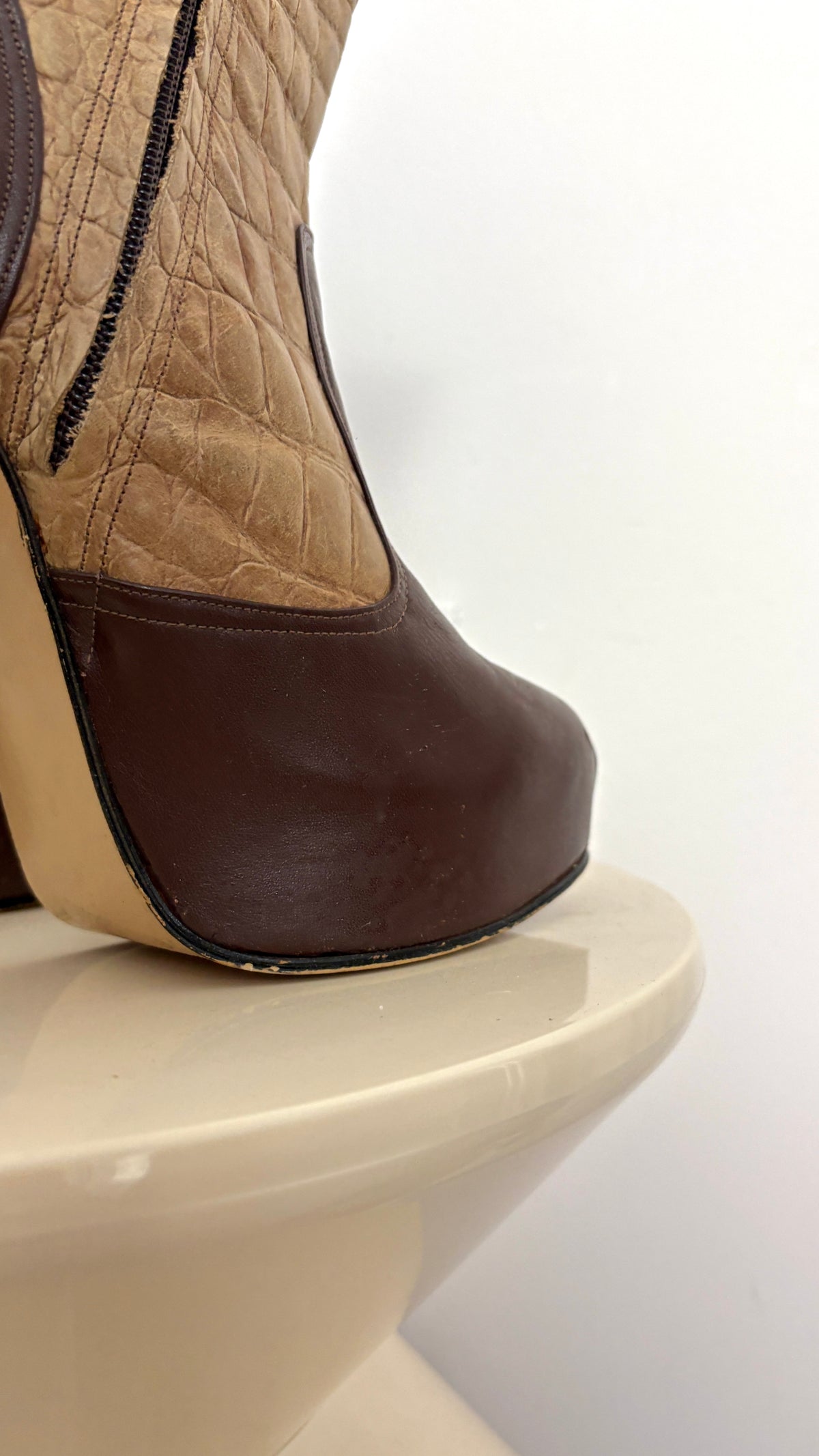 Vivienne Westwood extremely rare croc platform heels