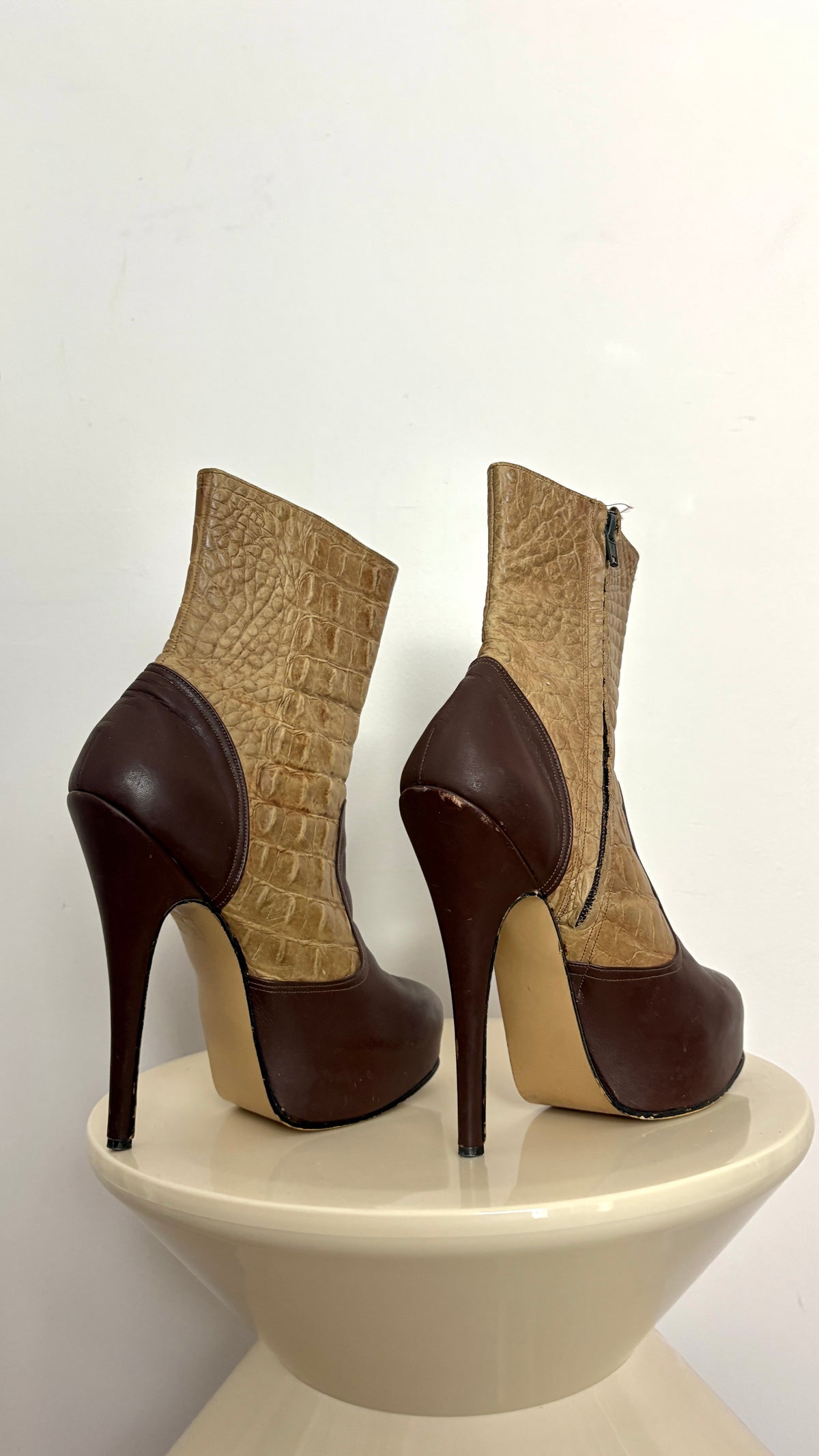 Vivienne Westwood extremely rare croc platform heels