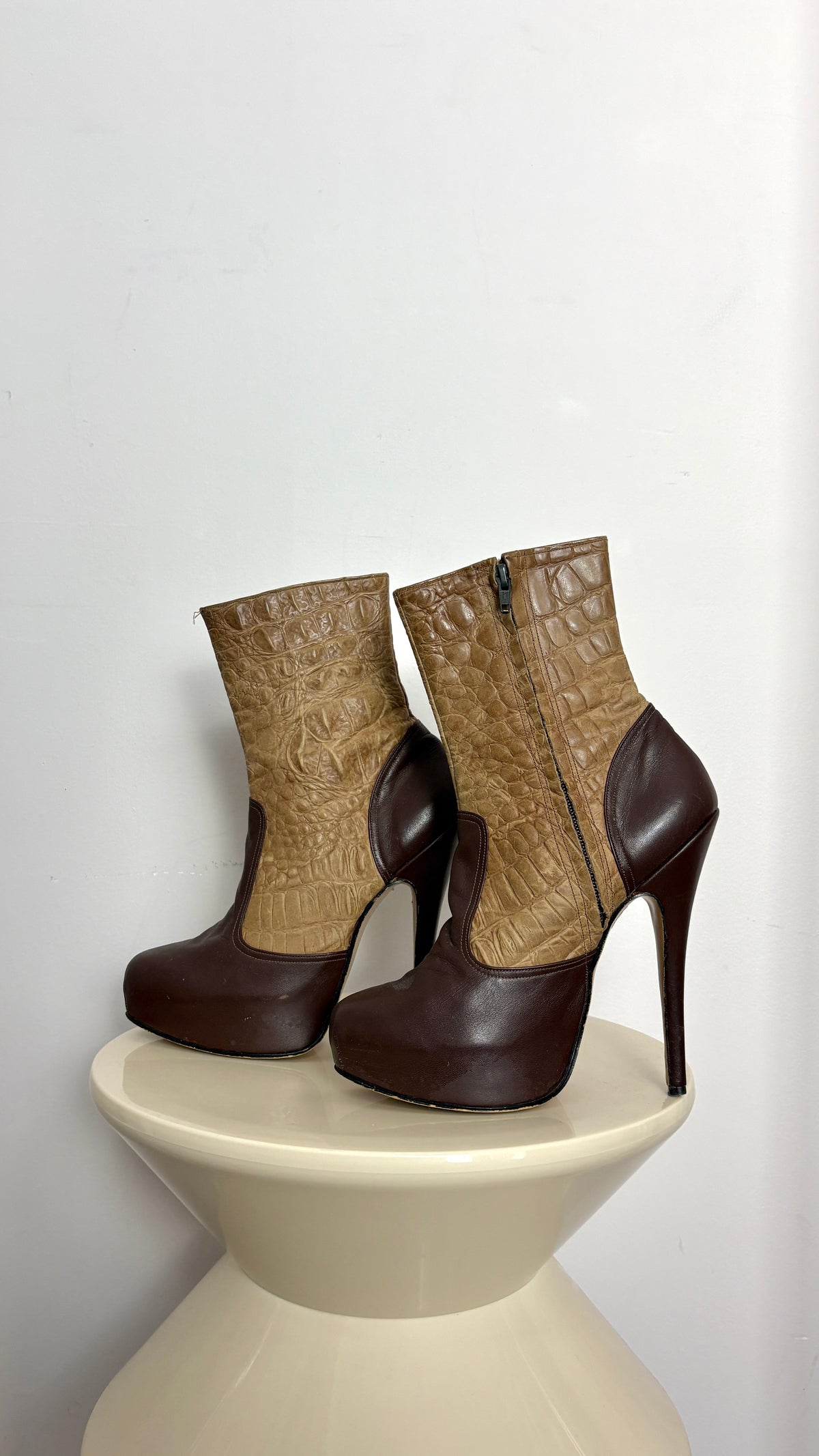 Vivienne Westwood extremely rare croc platform heels