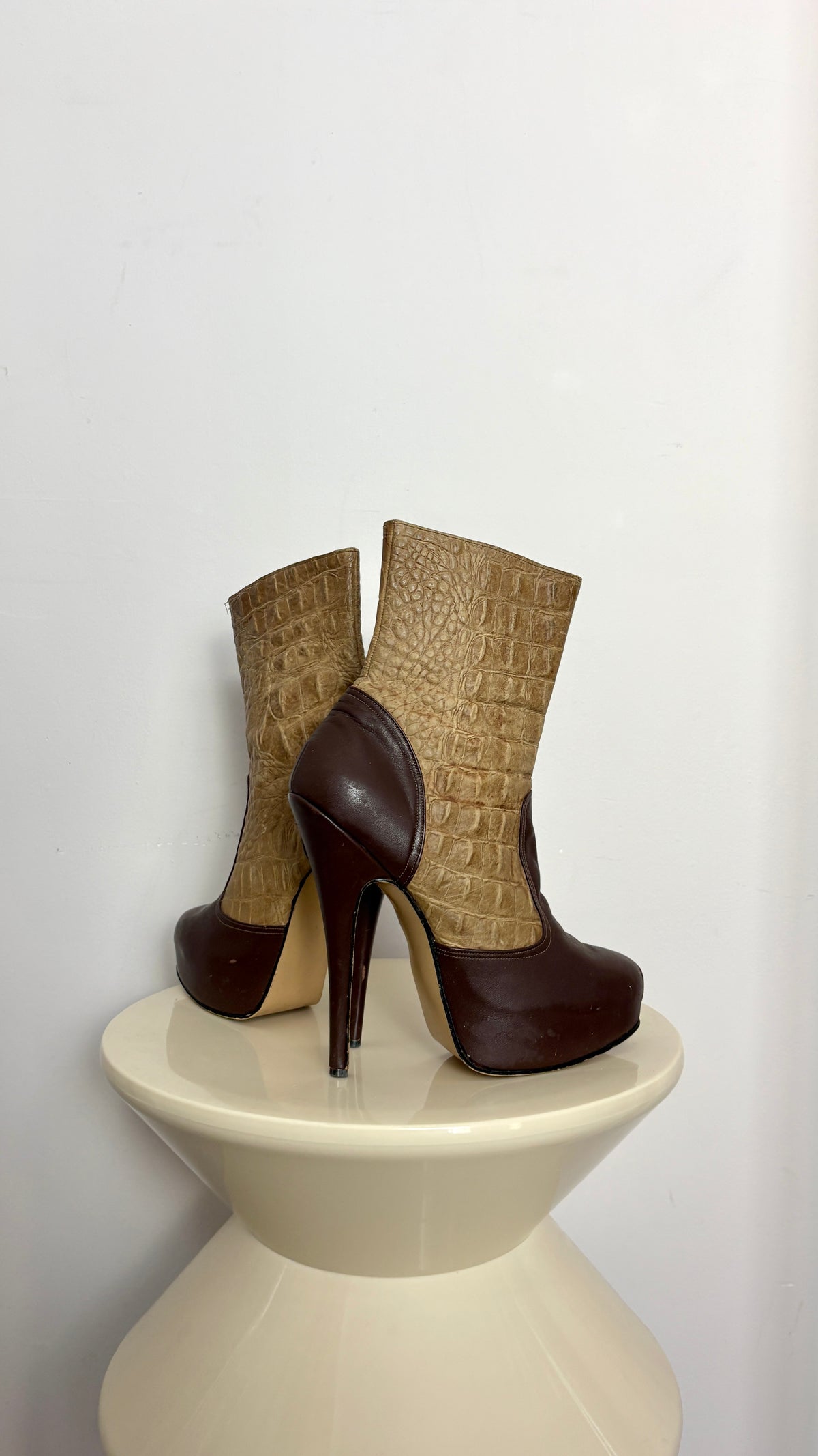 Vivienne Westwood extremely rare croc platform heels
