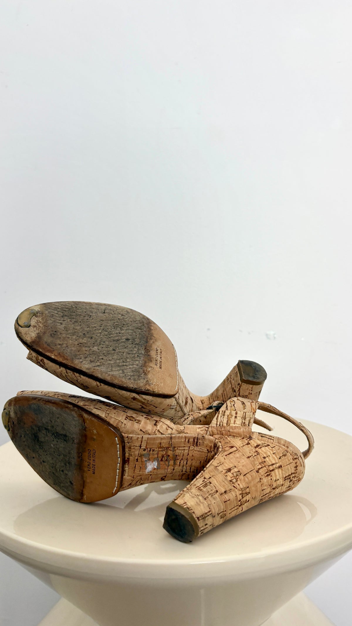 Margiela cork heels