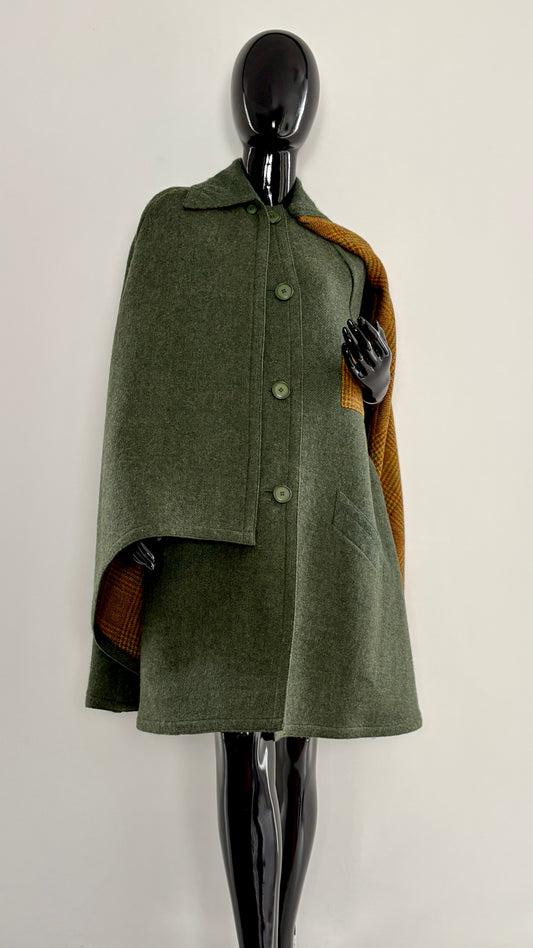 Hermés cape with integrated jacket