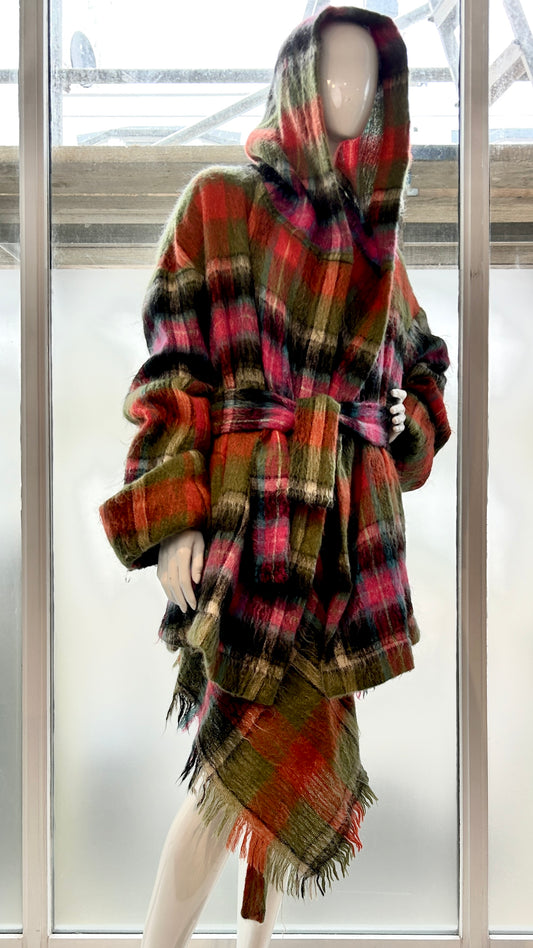 Vivienne Westwood A/W 1993/1994 'Anglomania'  Ancient Bruce of Kinnaird brushed mohair ensemble