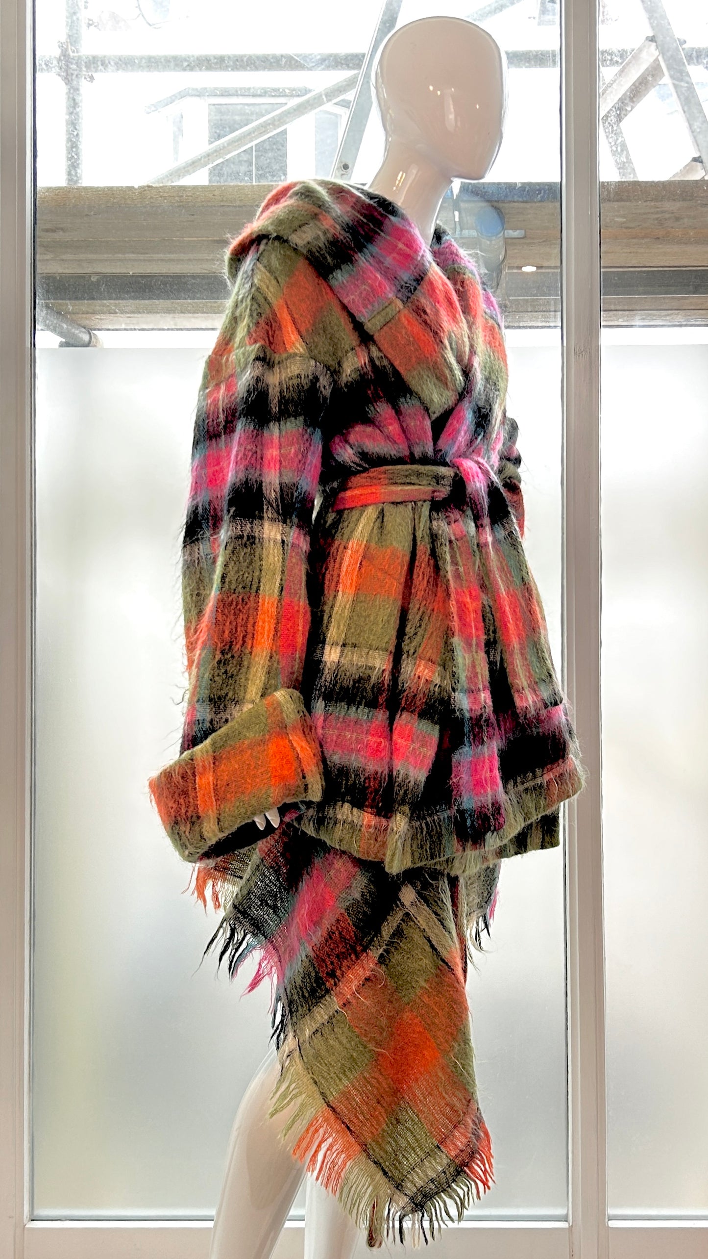 Vivienne Westwood A/W 1993/1994 'Anglomania'  Ancient Bruce of Kinnaird brushed mohair ensemble