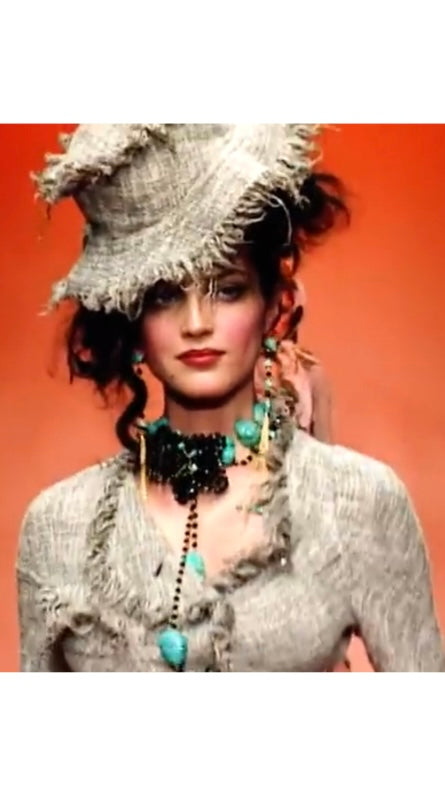 Vivienne Westwood S/S 1997 'Vive la bagatelle' fringe suit ensemble