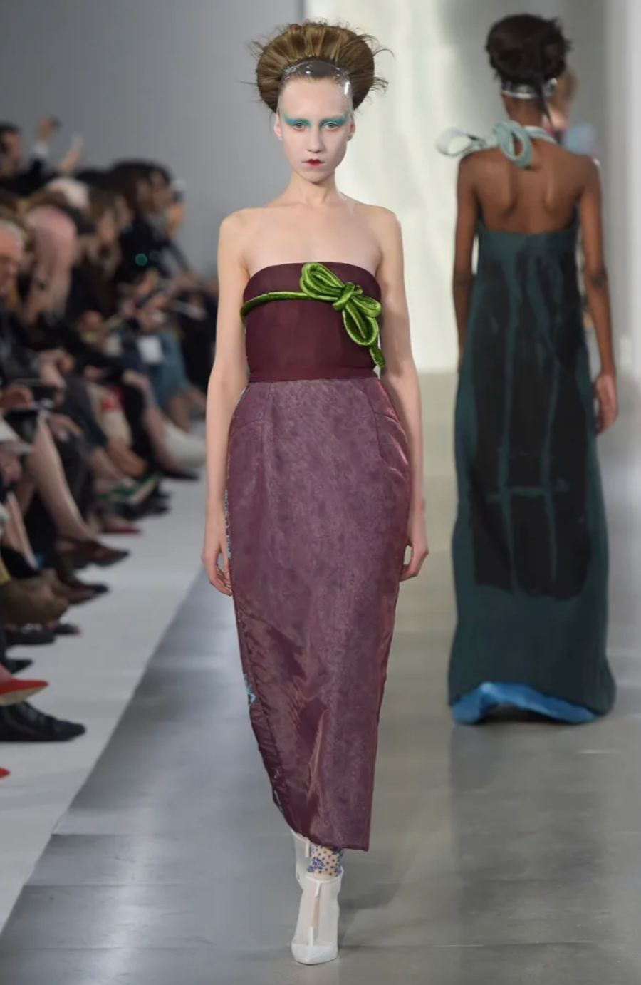 Margiela S/S 2016 layered organza dress