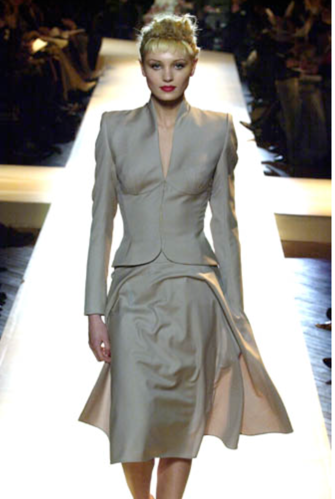 Scherrer Couture S/S 2001 sculpted jacket