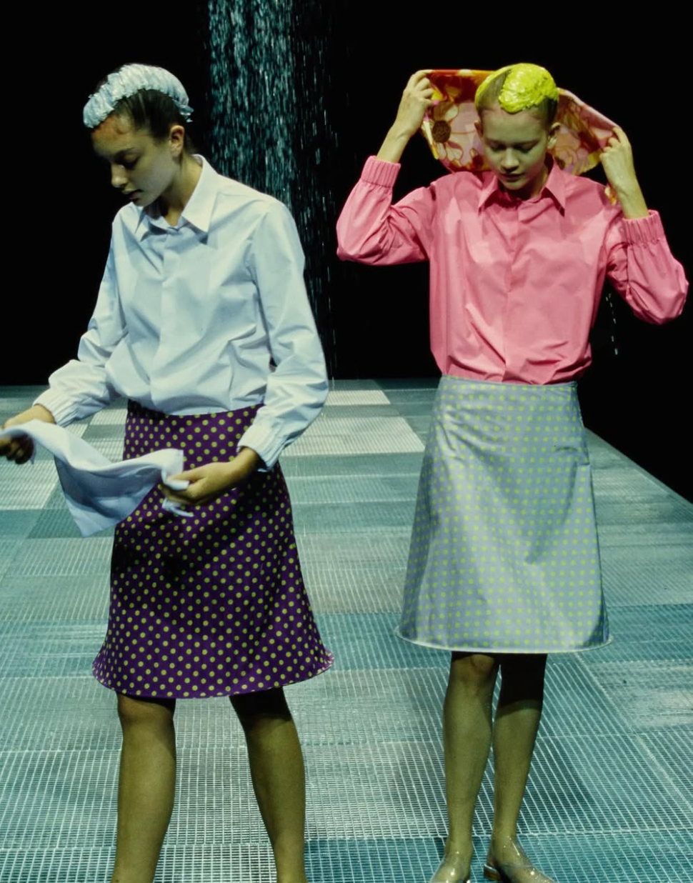 Junya Watanabe S/S 2000 waterproof hoop skirt