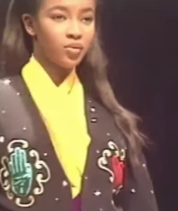 Rifat Ozbek A/W 1988/89 sequin embroidered suit