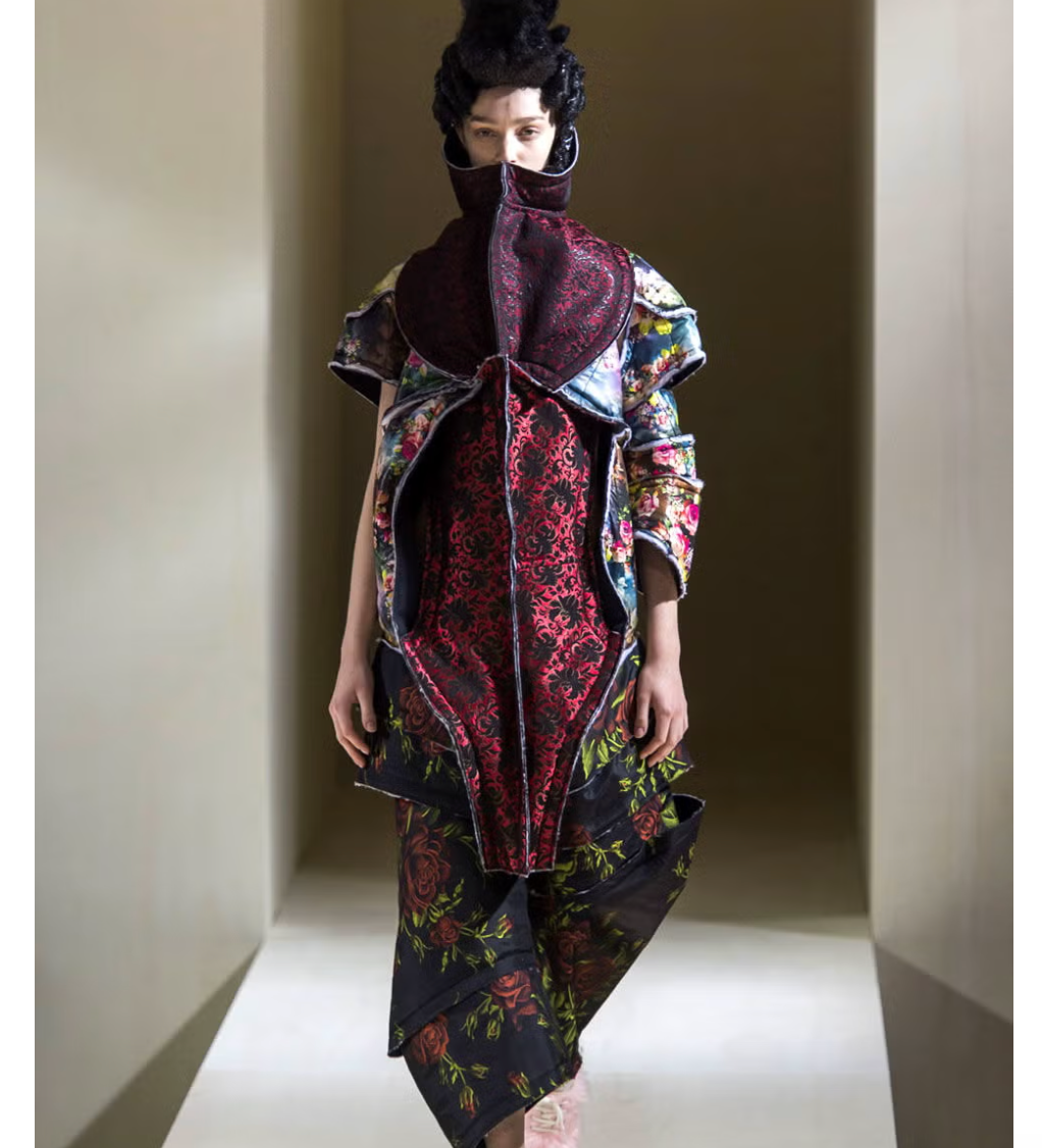 Comme des Garcons A/W 2016 brocade armour jacket