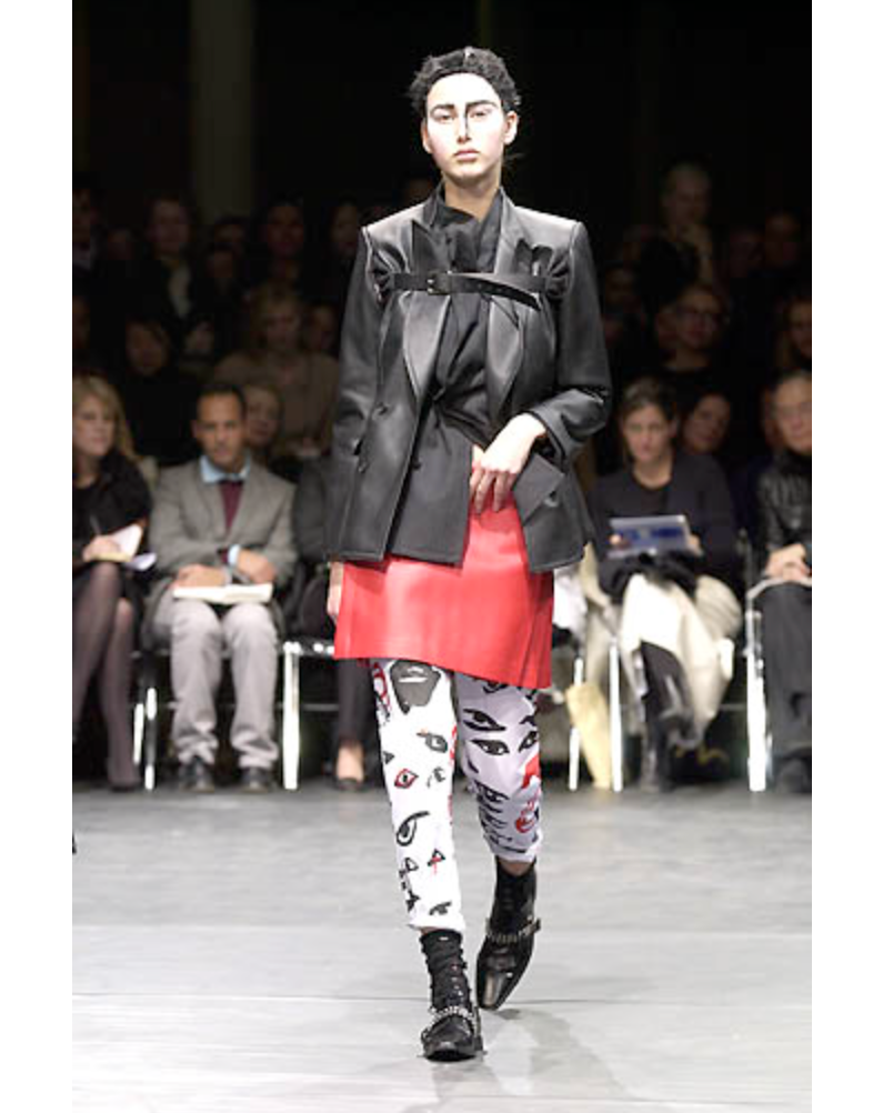 Comme des Garcons A/W 2000 printed leggings